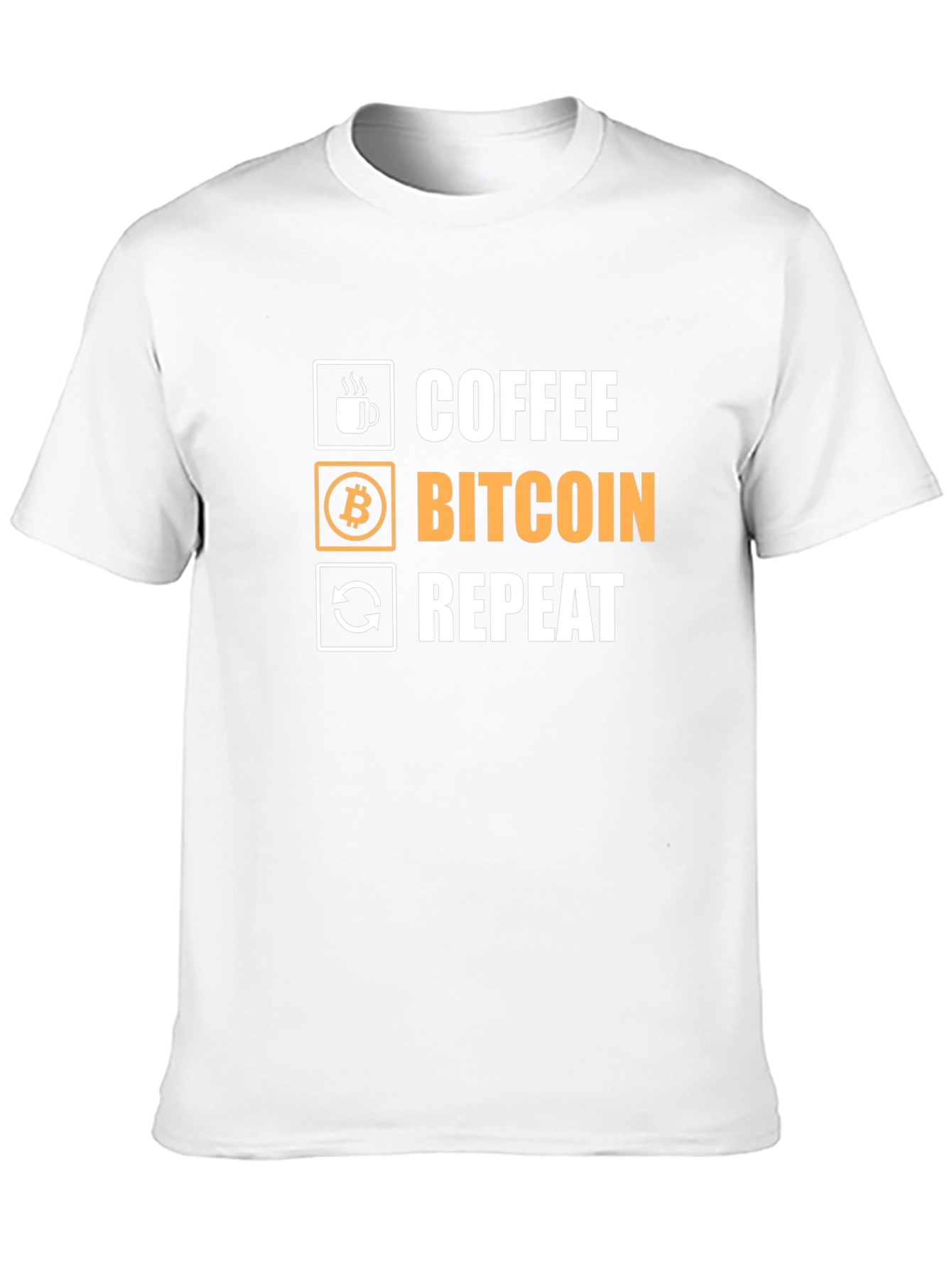Coffee Bitcoin Repeat - Crypto T-Shirt