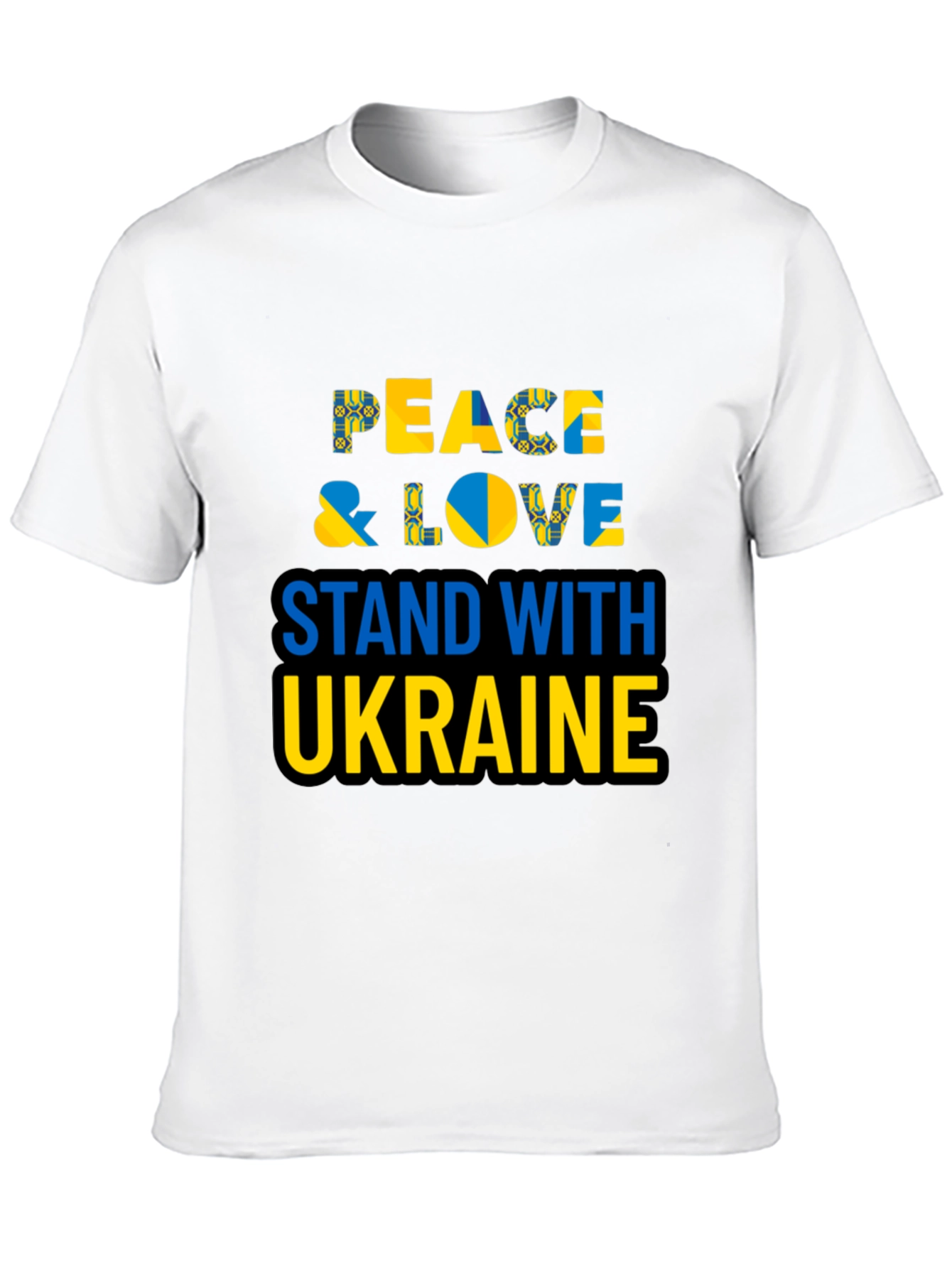 Peace & Love Stand with Ukraine T-Shirt