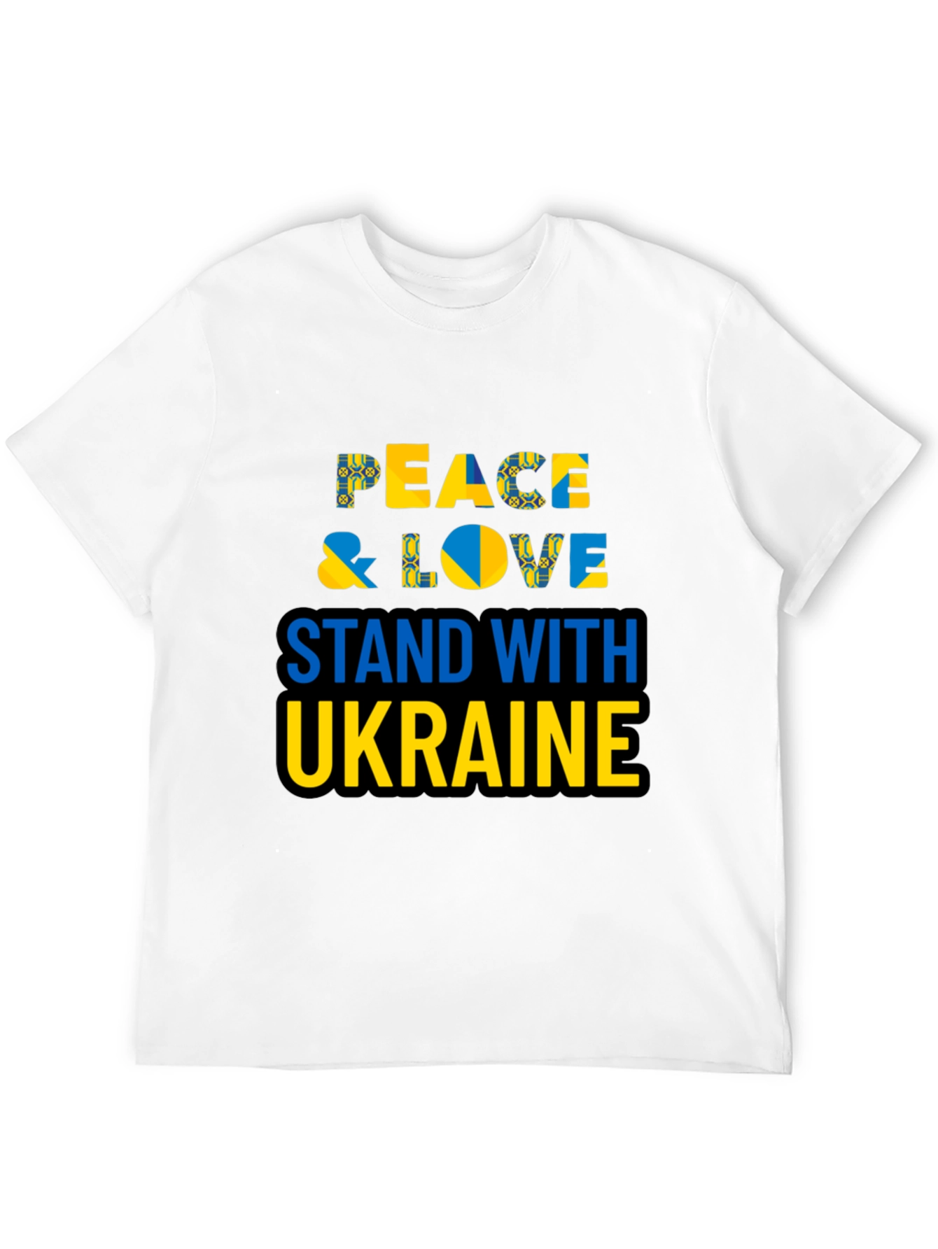 Peace & Love Stand with Ukraine T-Shirt