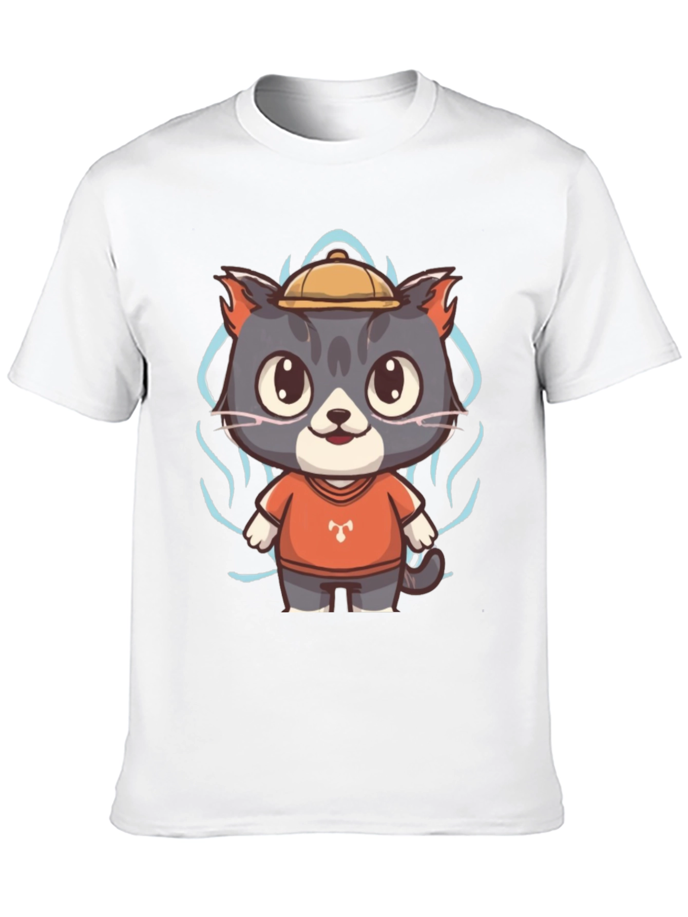 Cartoon Cat Graphic Tee