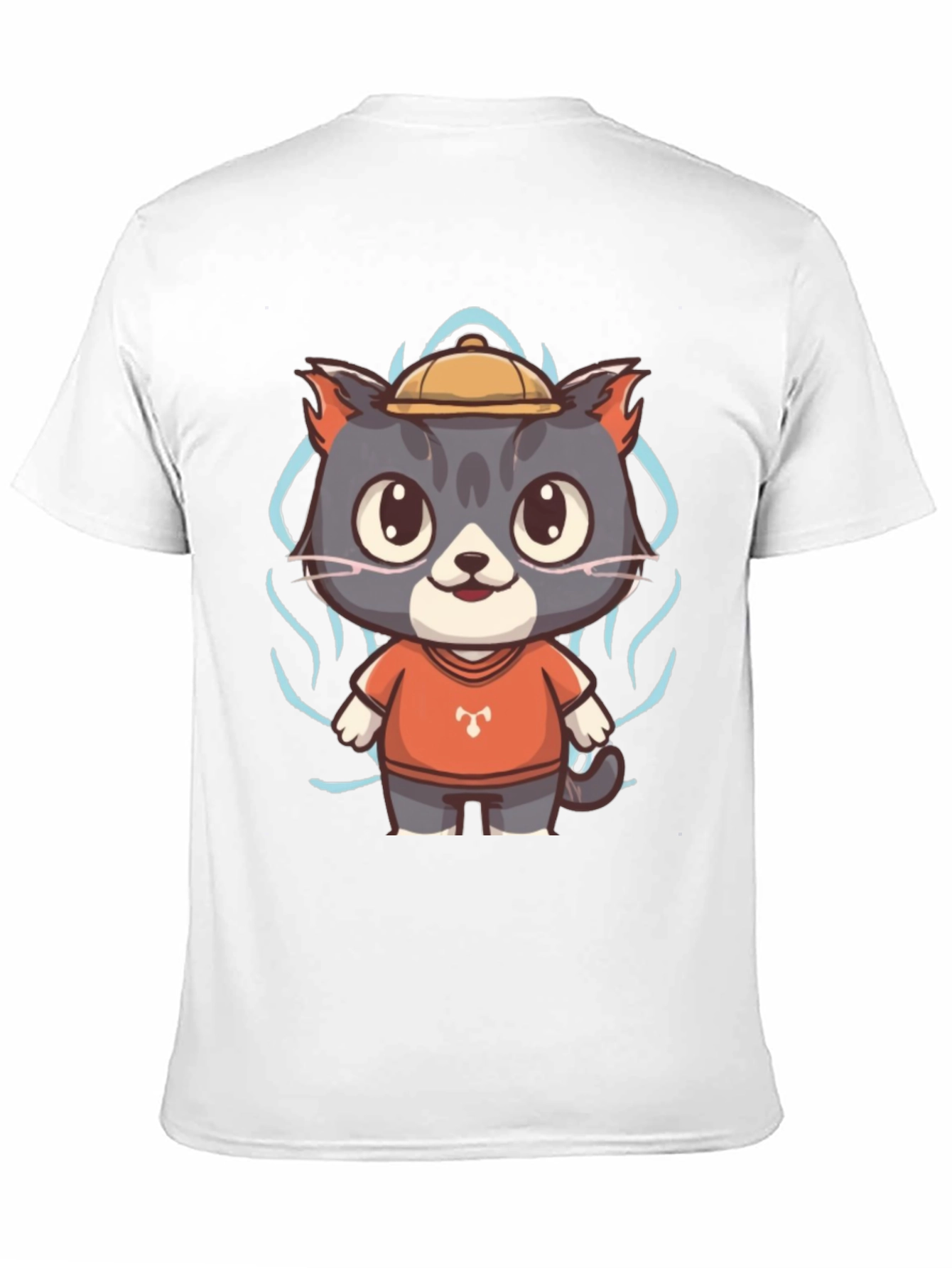 Cartoon Cat Graphic Tee