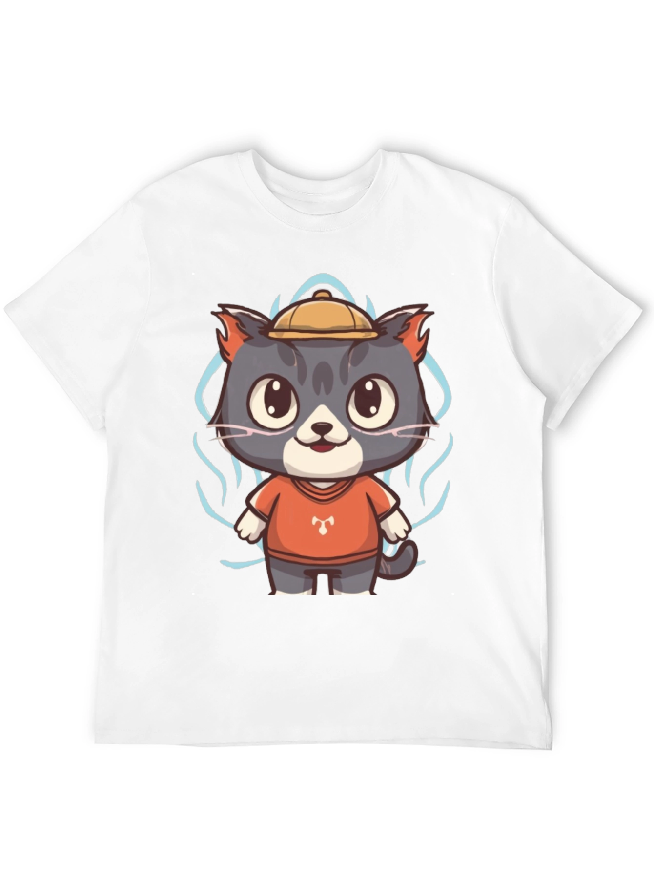 Cartoon Cat Graphic Tee