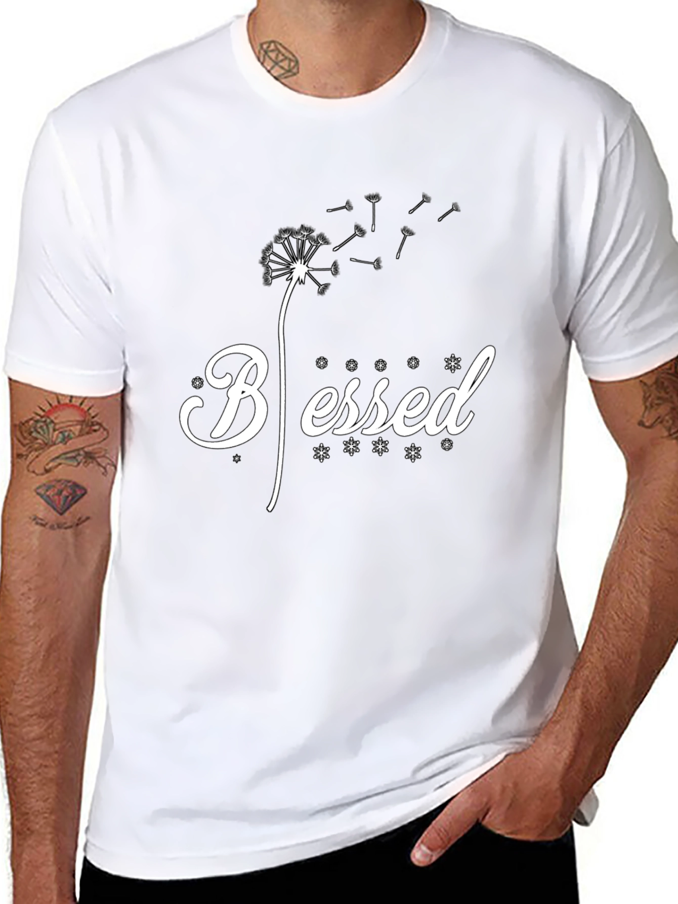 Blessed Dandelion Graphic T-Shirt