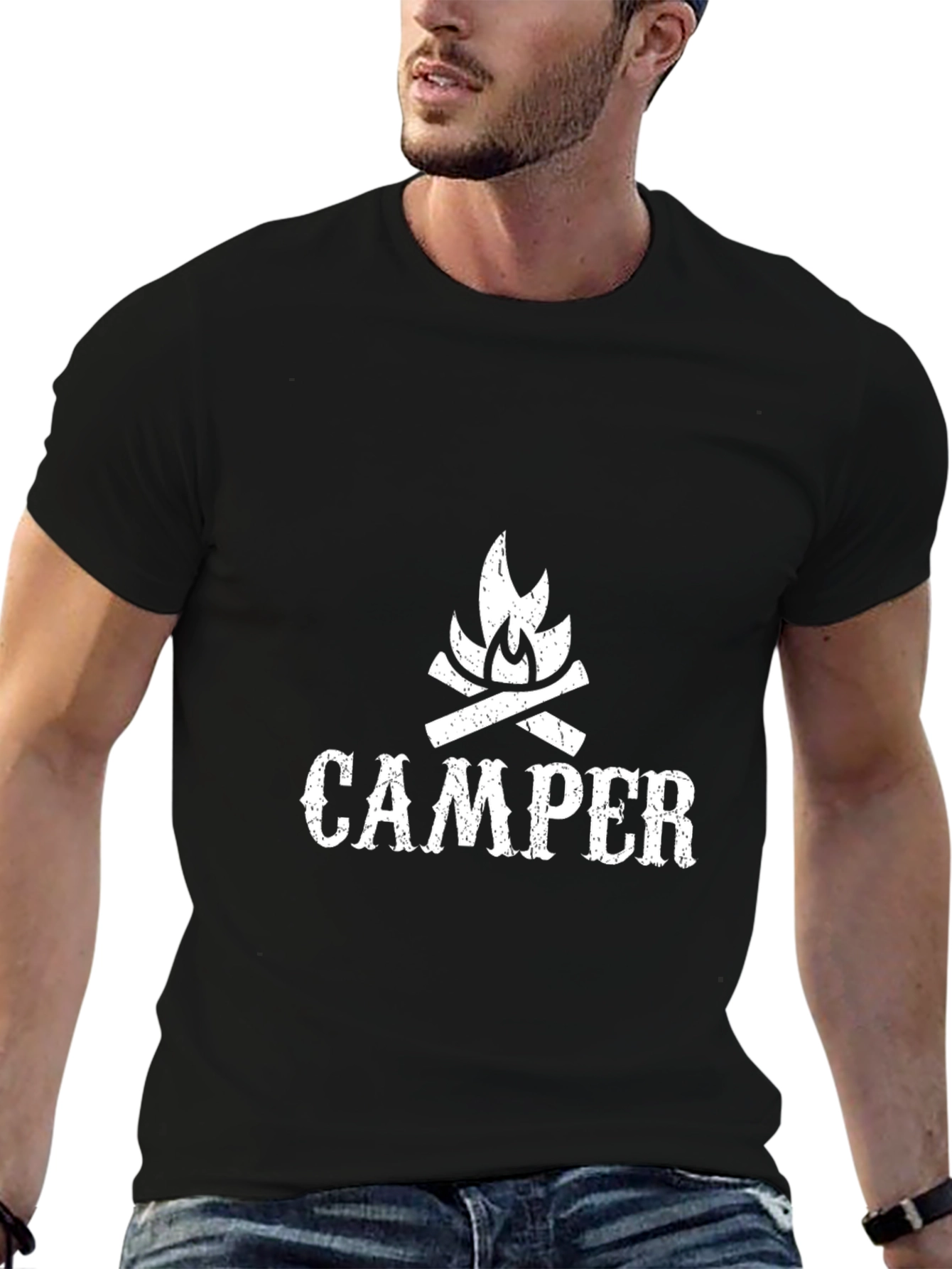 Camper Graphic T-Shirt - Outdoor Adventure Tee