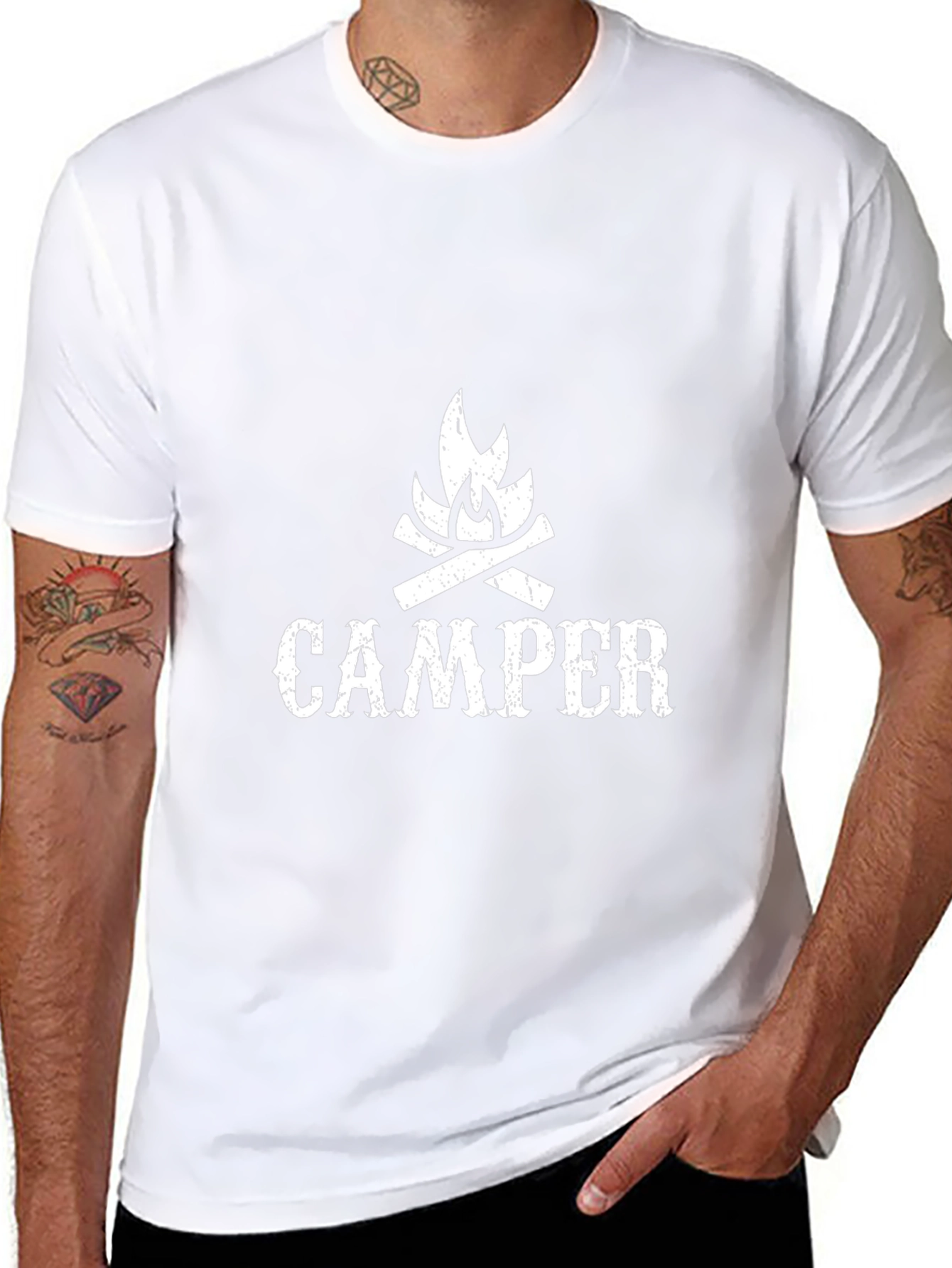 Camper Graphic T-Shirt - Outdoor Adventure Tee