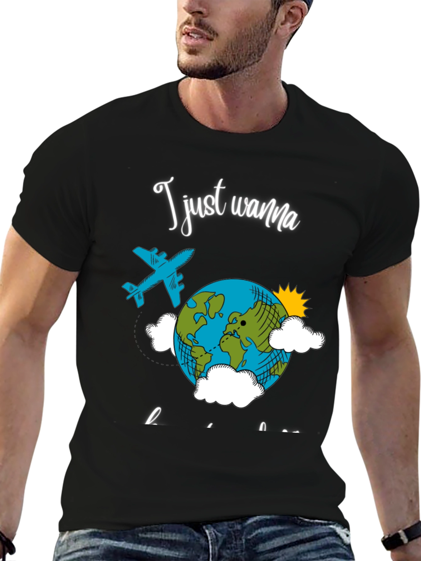 Travel T-Shirt - I Just Wanna Travel