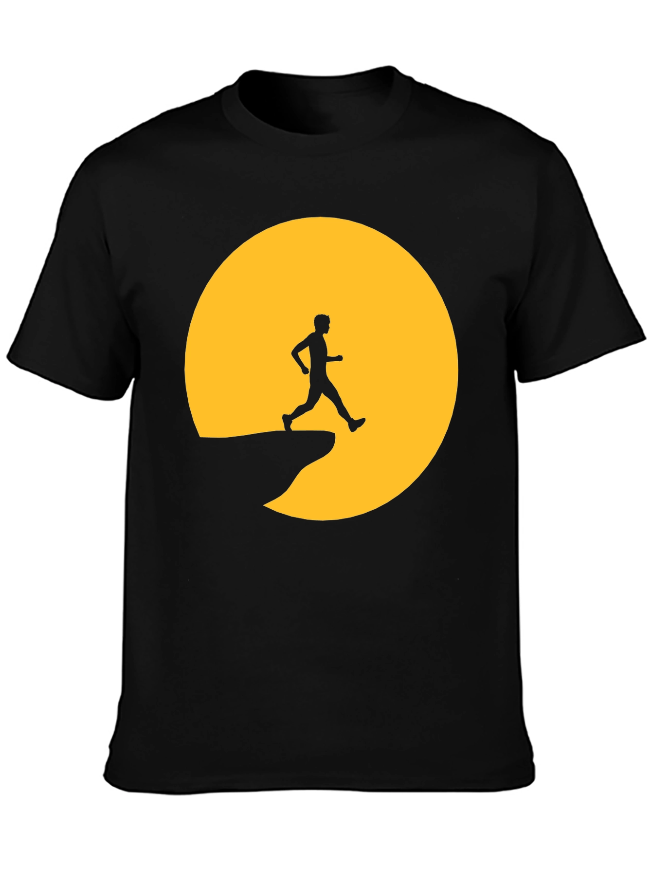 Cliff Jumper Graphic Tee - Bold Black T-Shirt