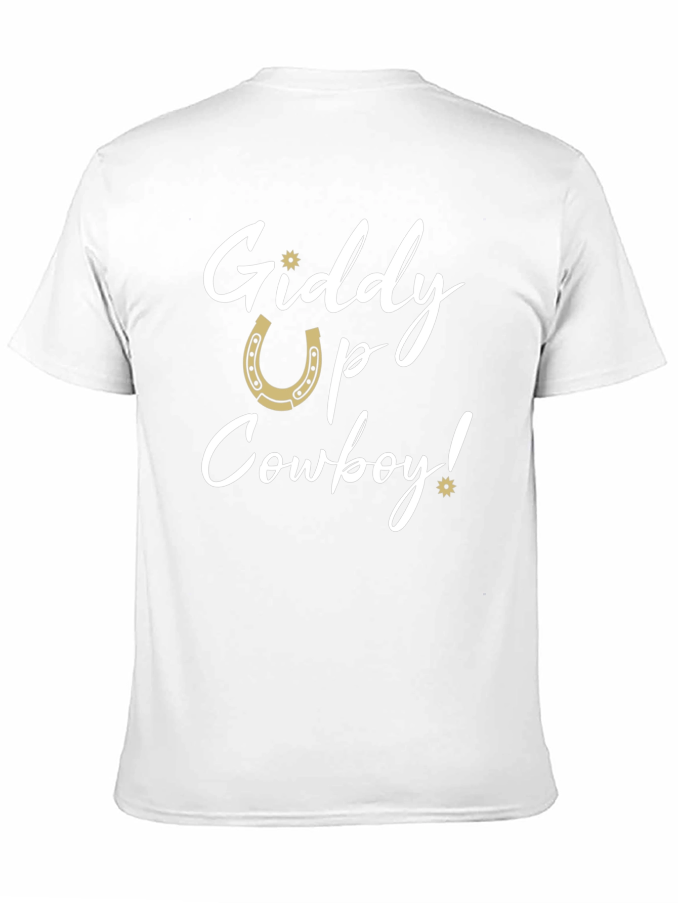 Giddy Up Cowboy Graphic Tee - Western Style