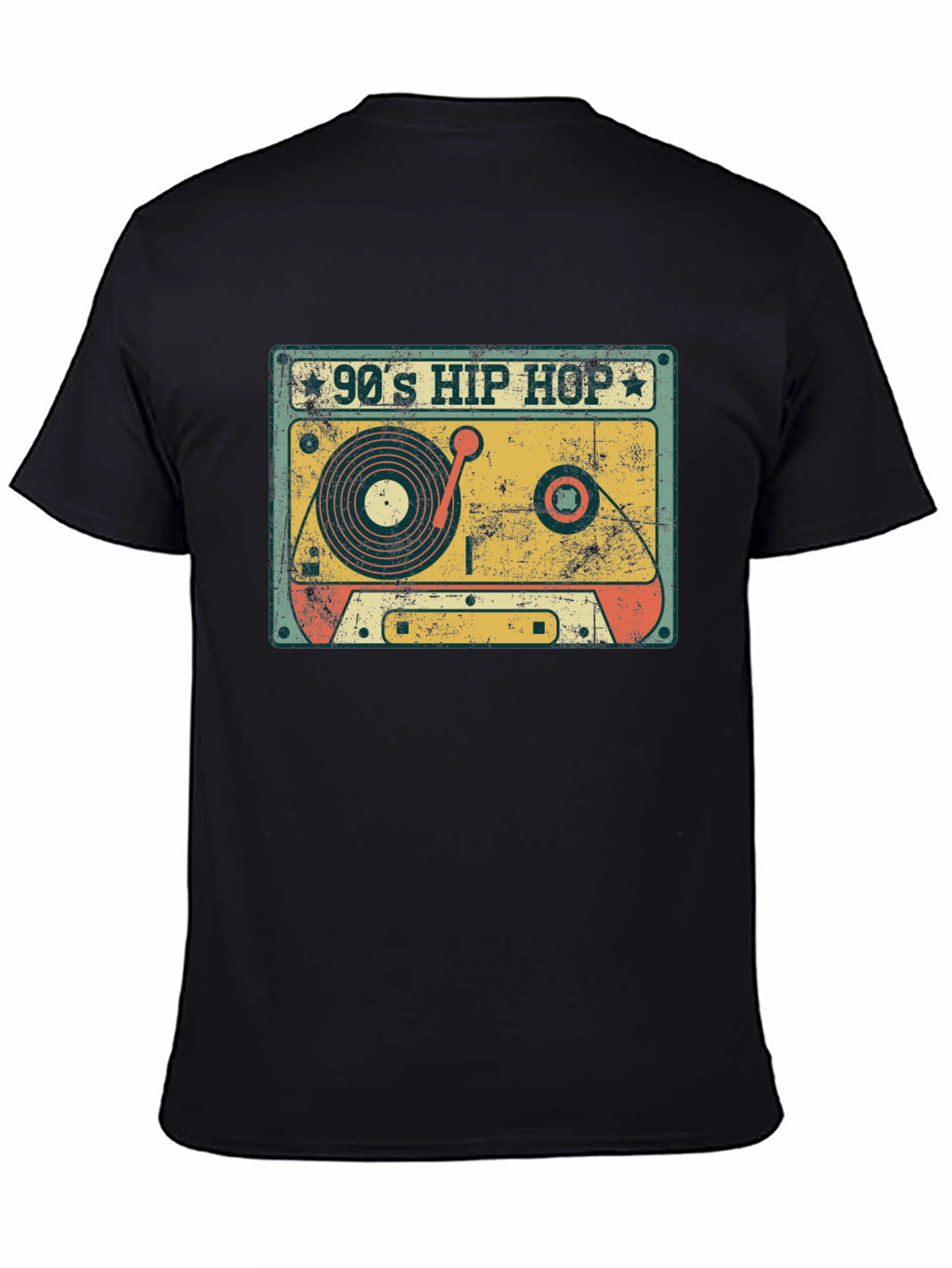 90s Hip Hop Cassette Tape Graphic T-Shirt