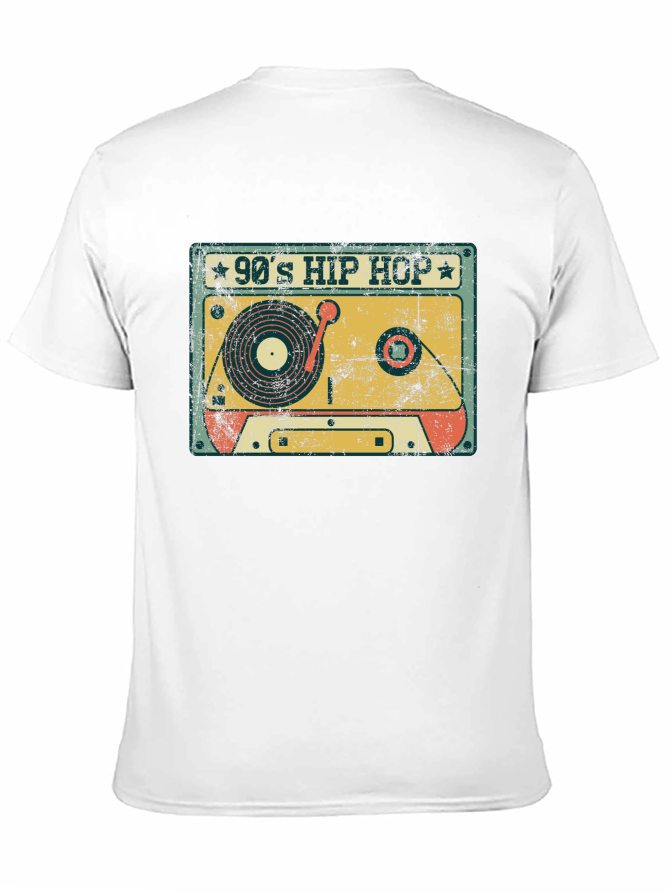 90s Hip Hop Cassette Tape Graphic T-Shirt