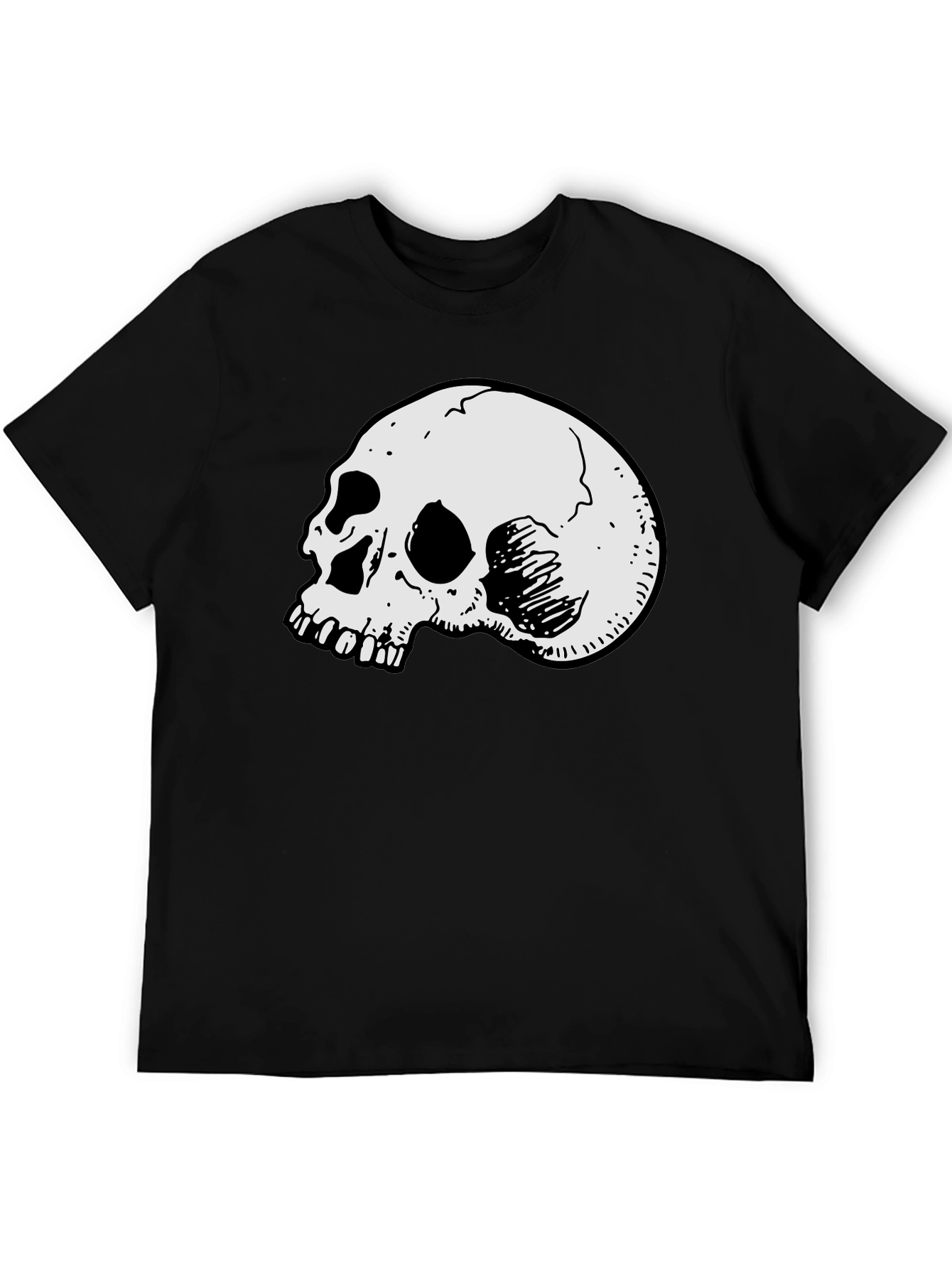 Skull Graphic Black T-Shirt