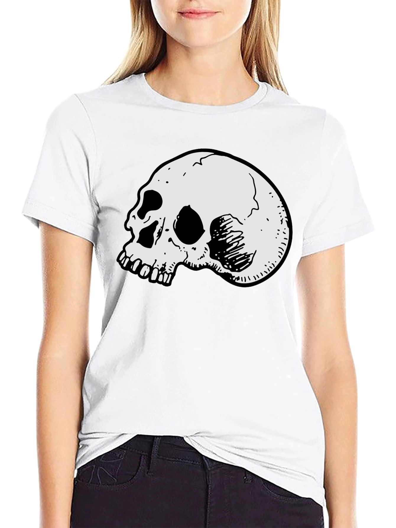 Skull Graphic Black T-Shirt