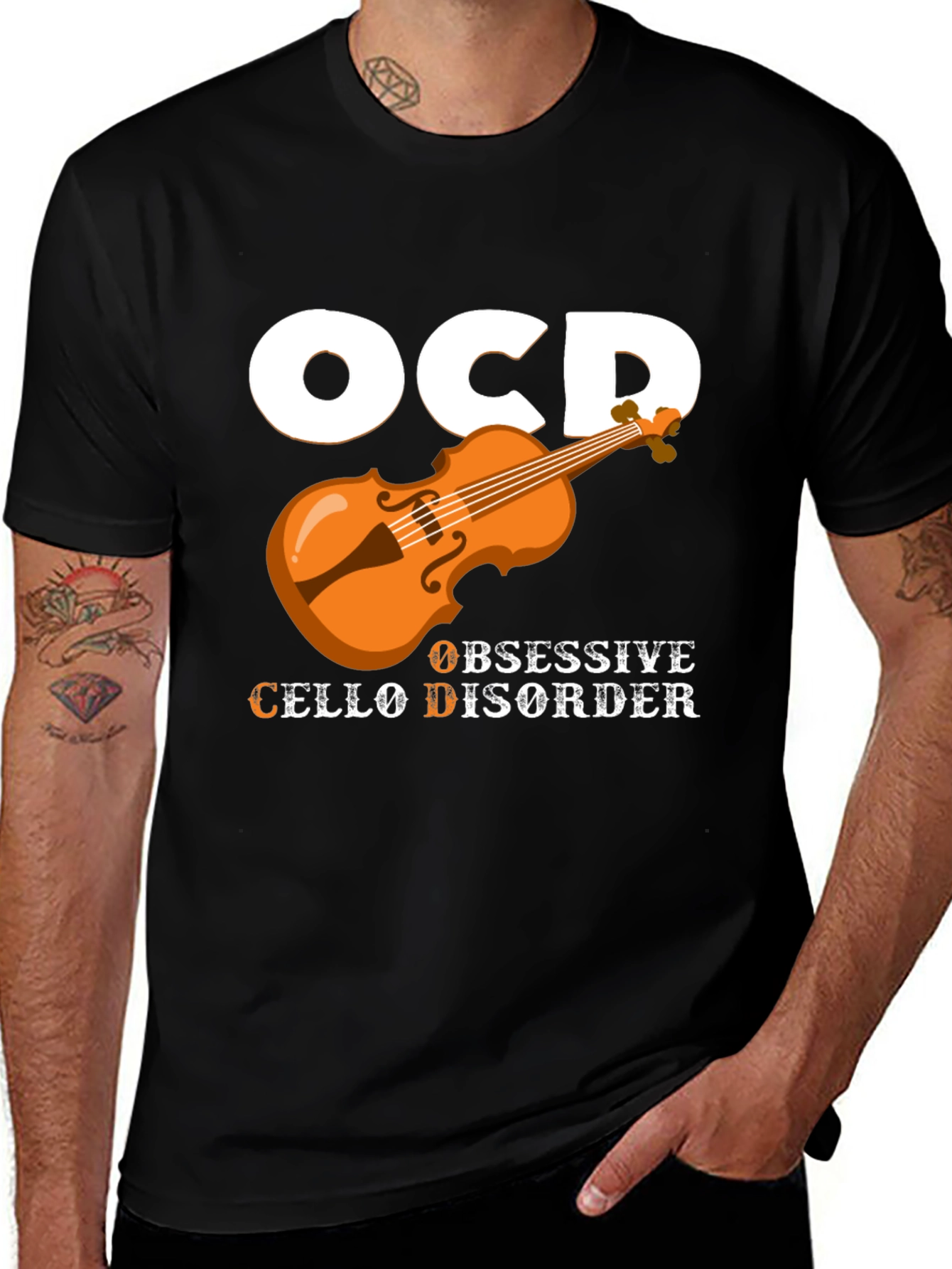 OCD Obsessive Cello Disorder T-Shirt