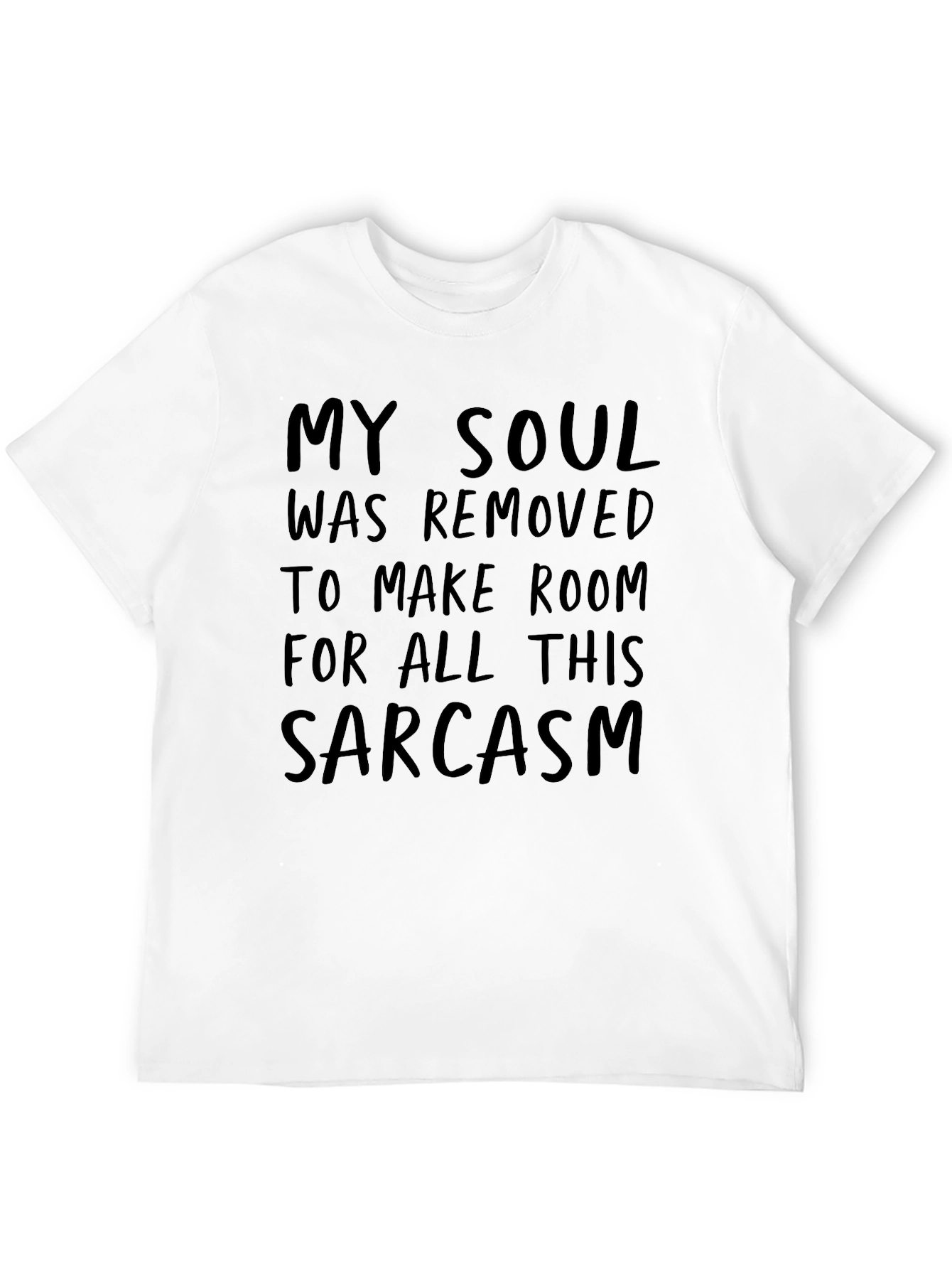 Sarcastic Soul Tee - Black Graphic T-Shirt