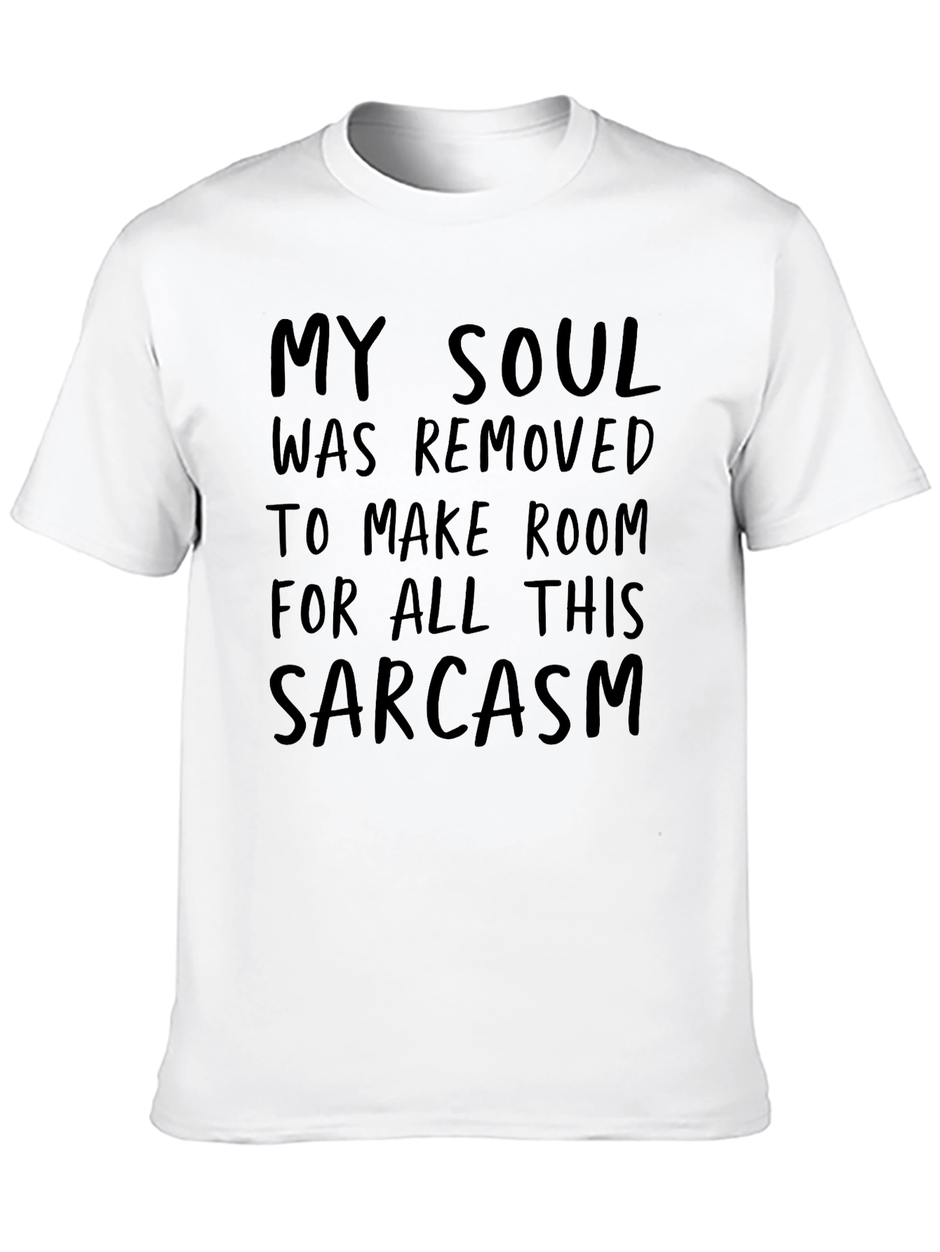 Sarcastic Soul Tee - Black Graphic T-Shirt