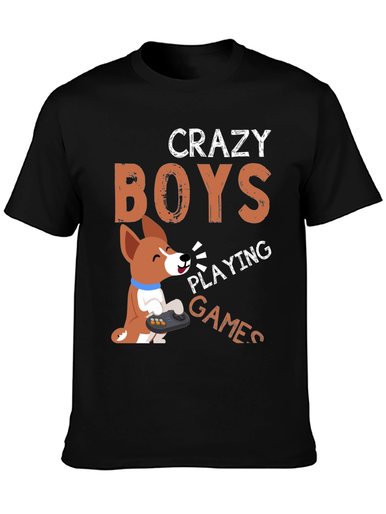 Crazy Boys Playing Games T-Shirt