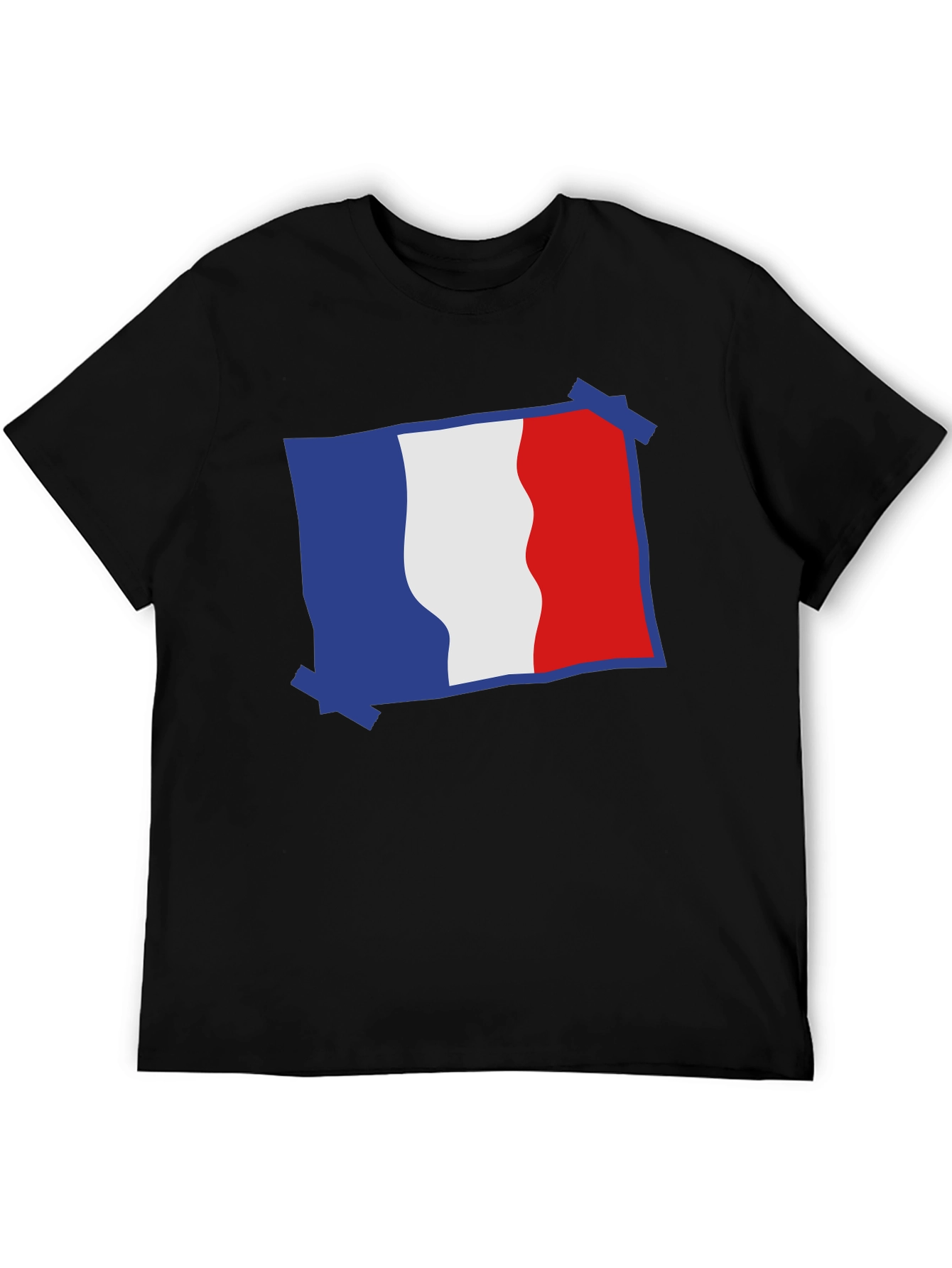 France Flag Graphic Tee - Stylish Casual T-Shirt