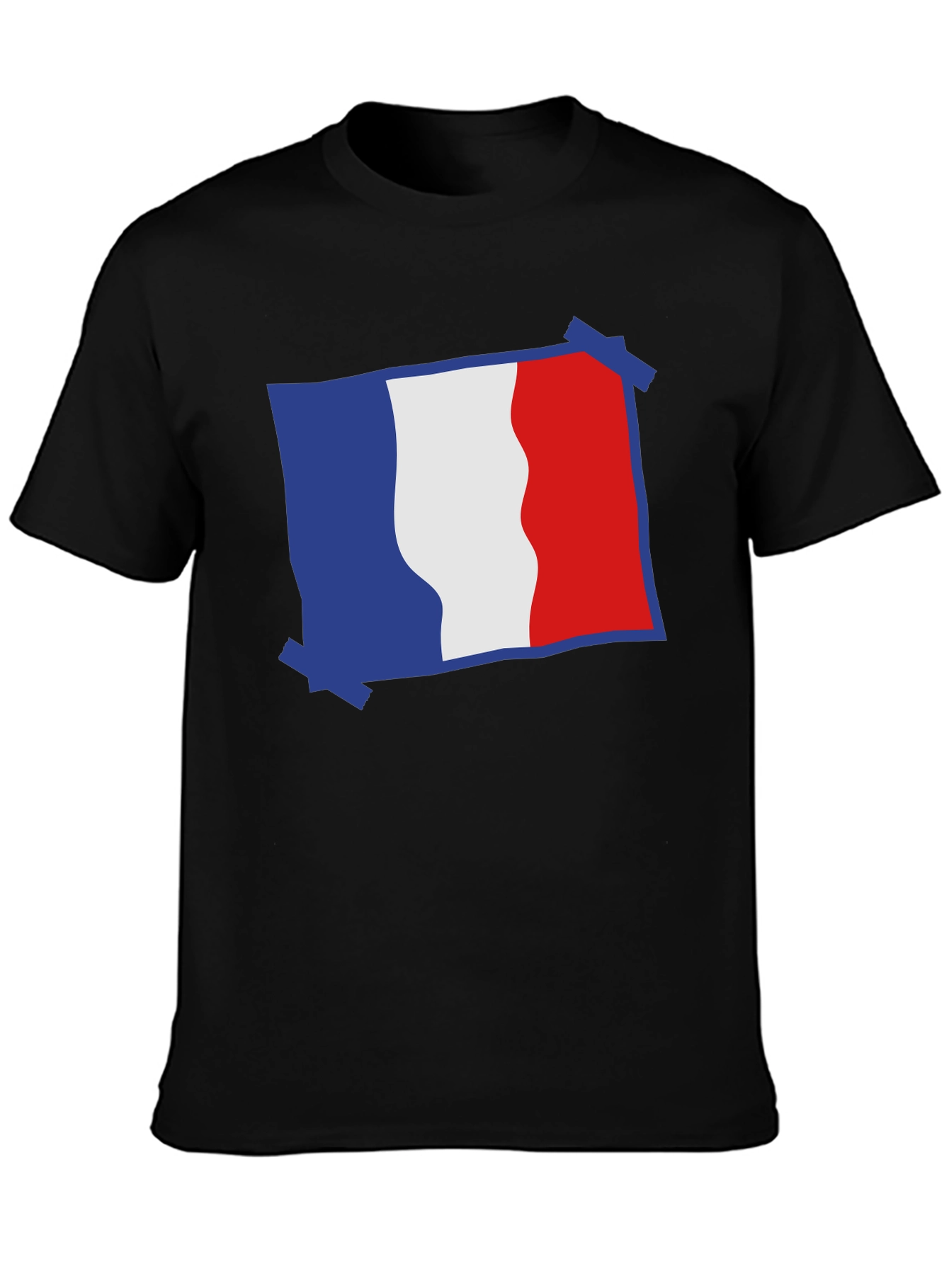 France Flag Graphic Tee - Stylish Casual T-Shirt