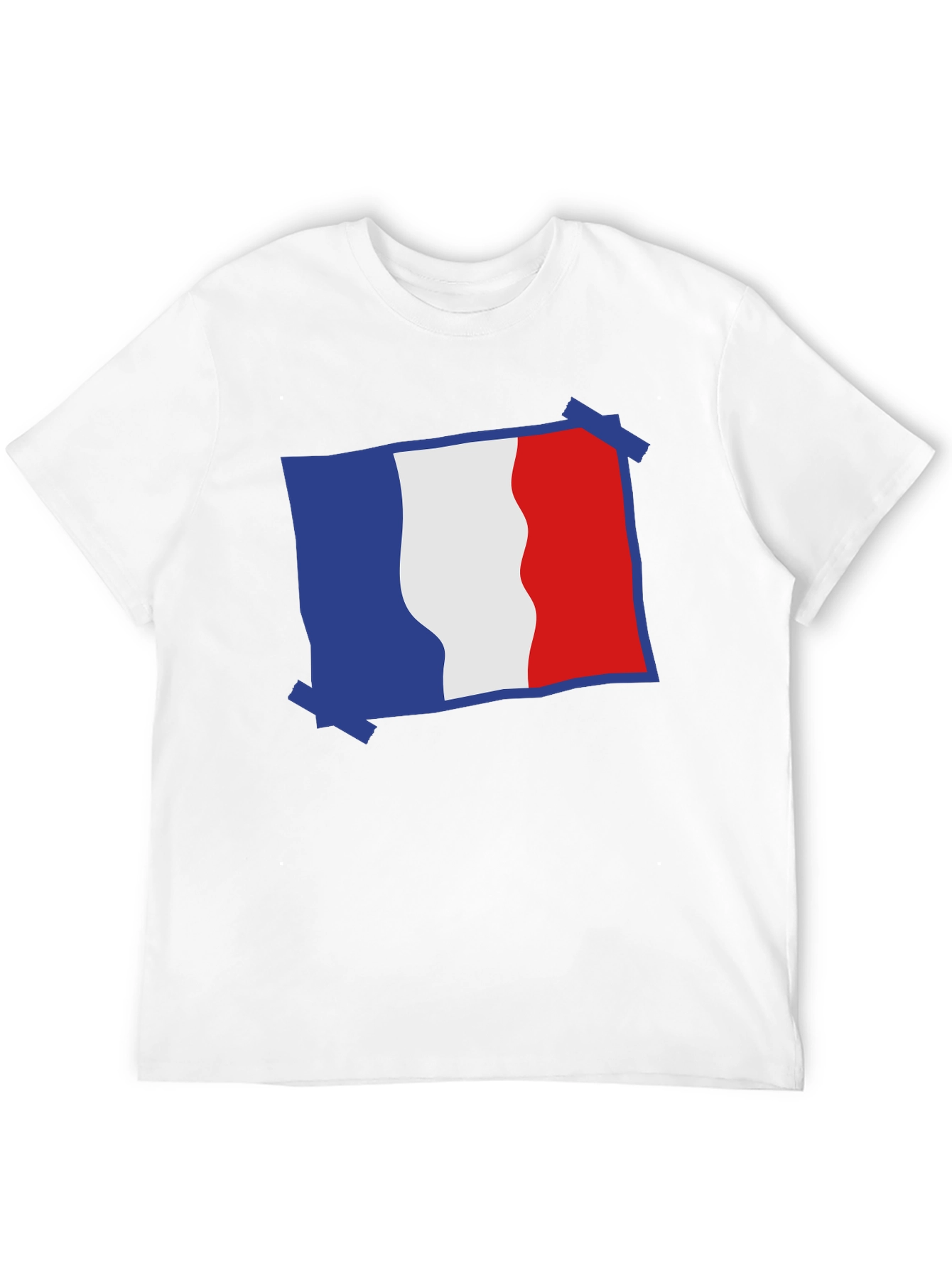 France Flag Graphic Tee - Stylish Casual T-Shirt