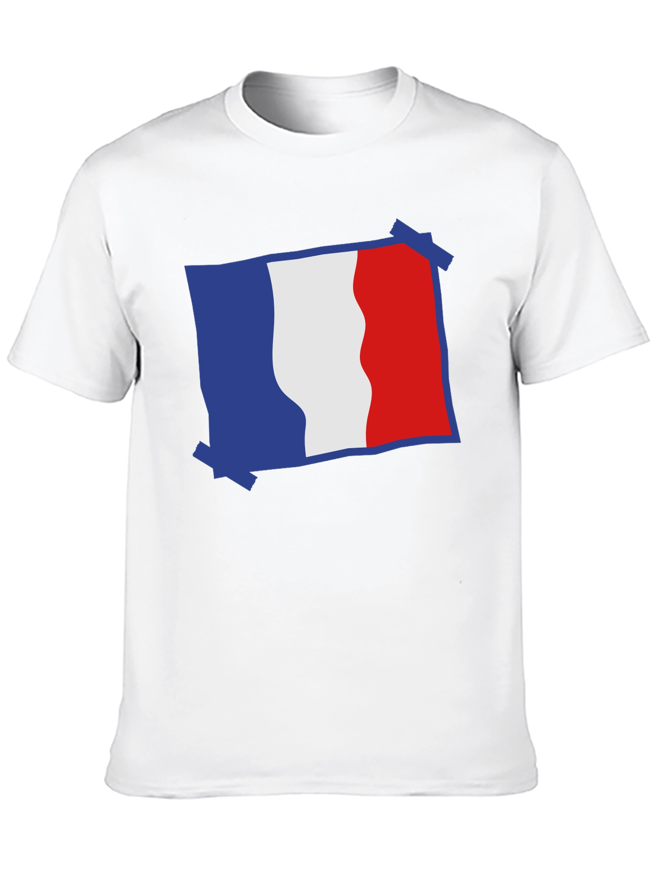 France Flag Graphic Tee - Stylish Casual T-Shirt