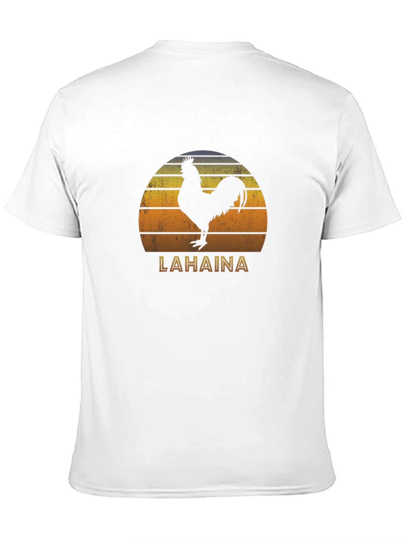 Lahaina Sunset Rooster Graphic T-Shirt