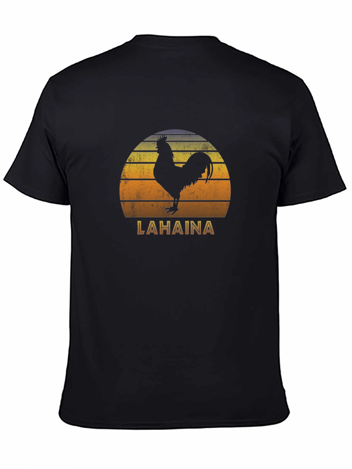 Lahaina Sunset Rooster Graphic T-Shirt