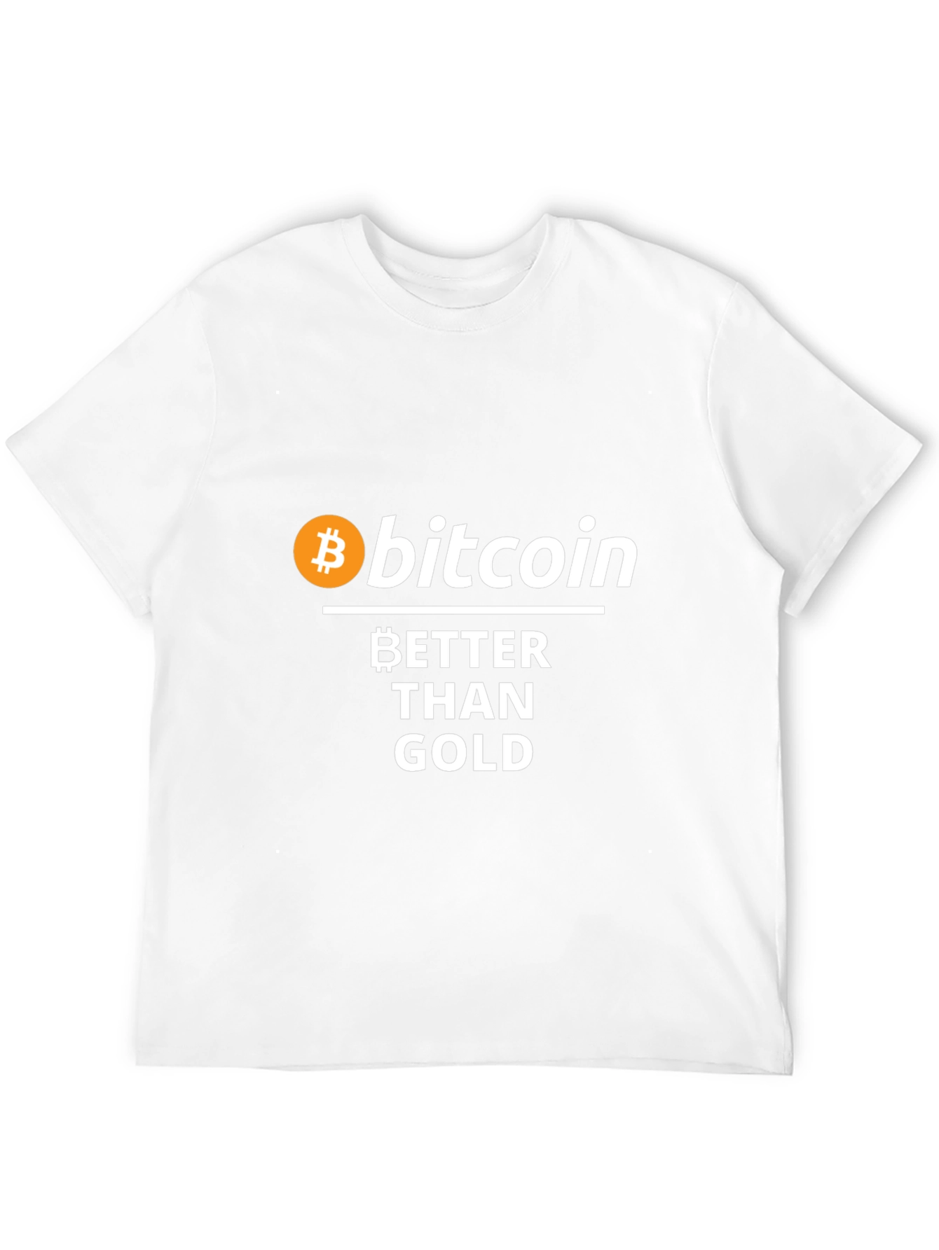 Bitcoin Better Than Gold Black Graphic Tee