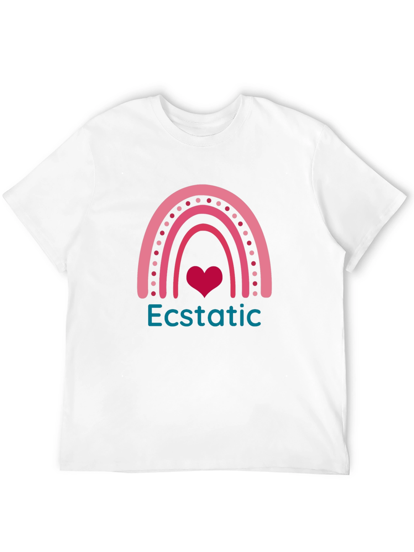 Ecstatic Rainbow Heart T-Shirt