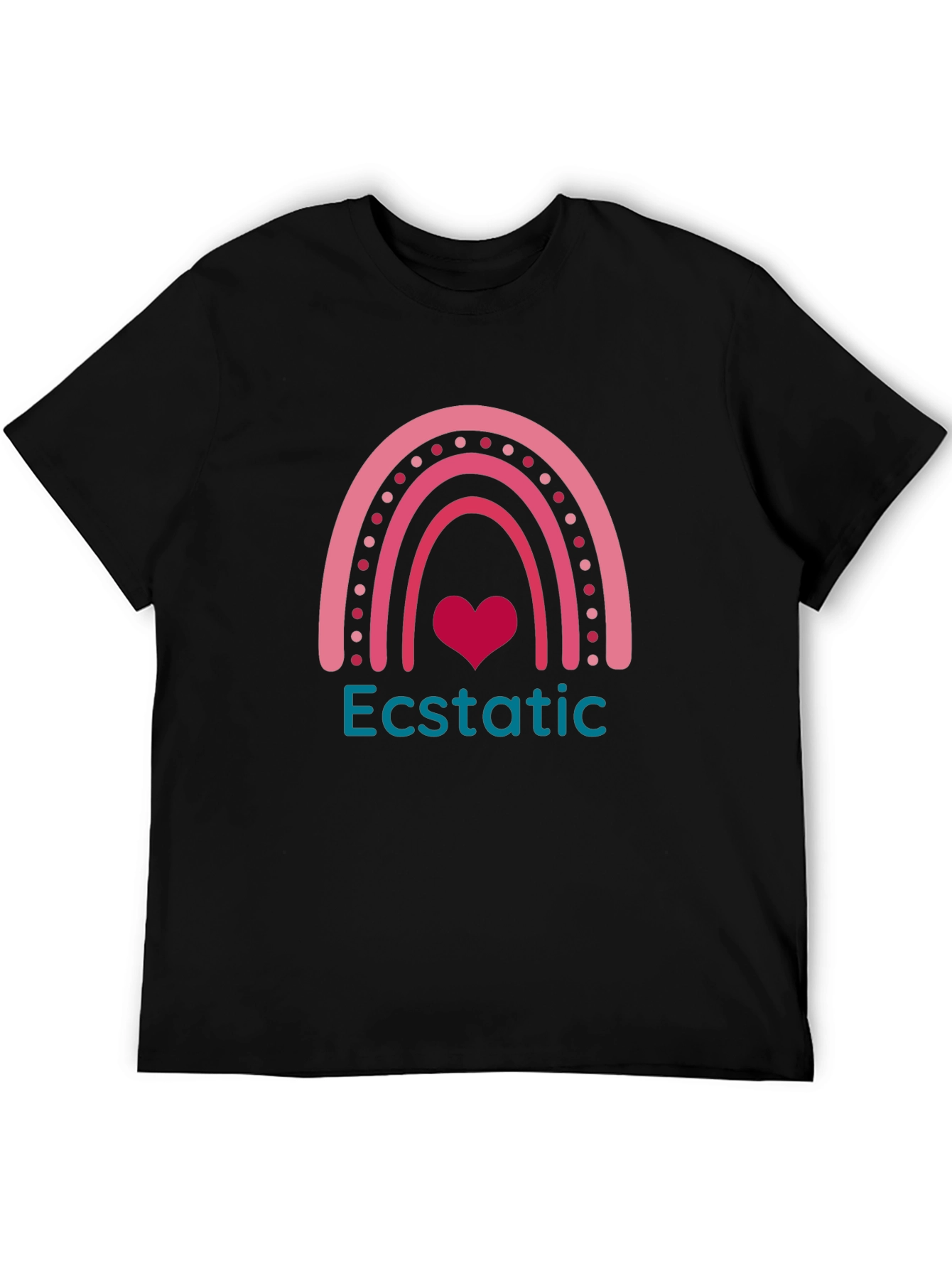 Ecstatic Rainbow Heart T-Shirt