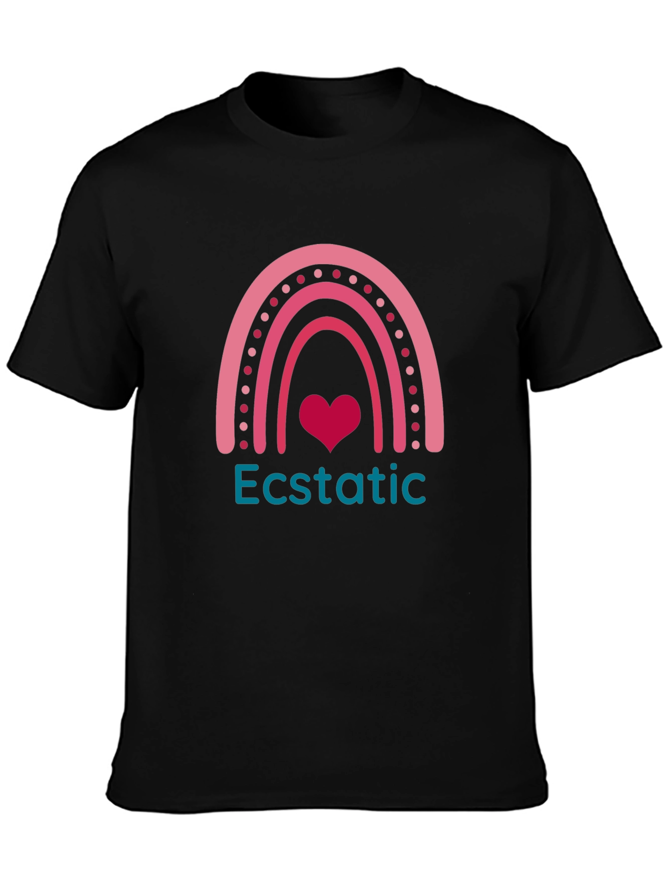 Ecstatic Rainbow Heart T-Shirt
