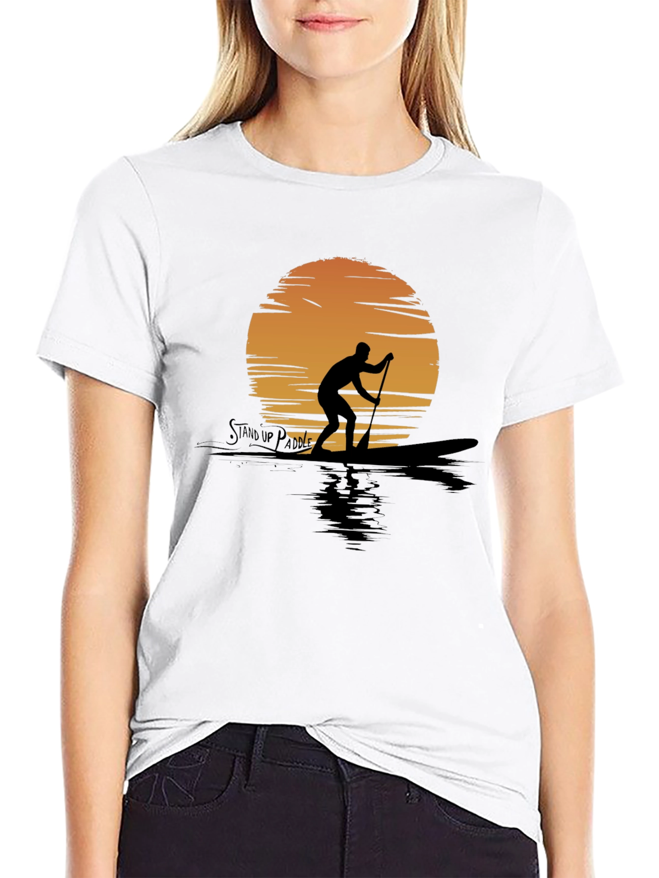 Stand Up Paddle Sunset T-Shirt
