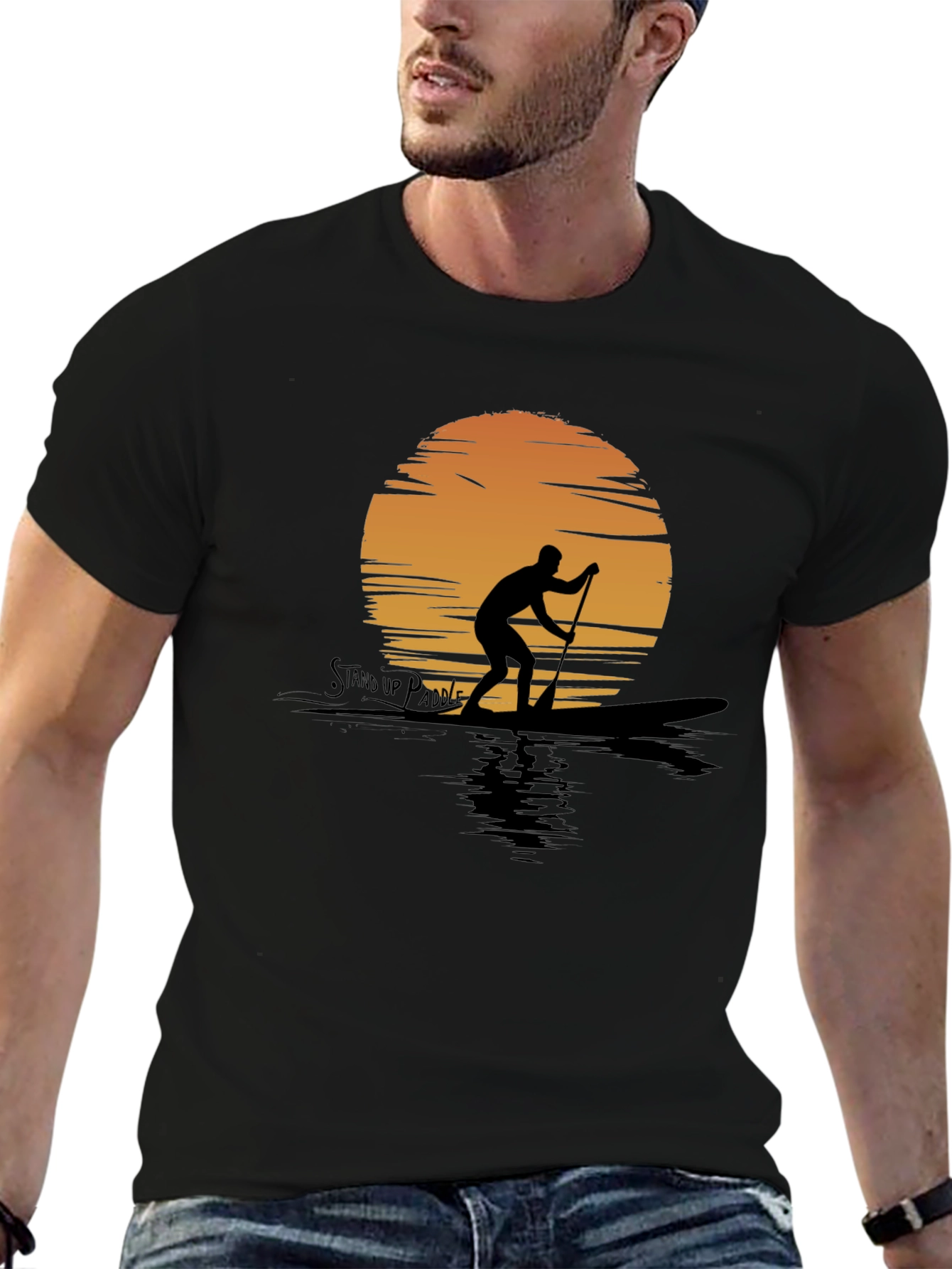 Stand Up Paddle Sunset T-Shirt