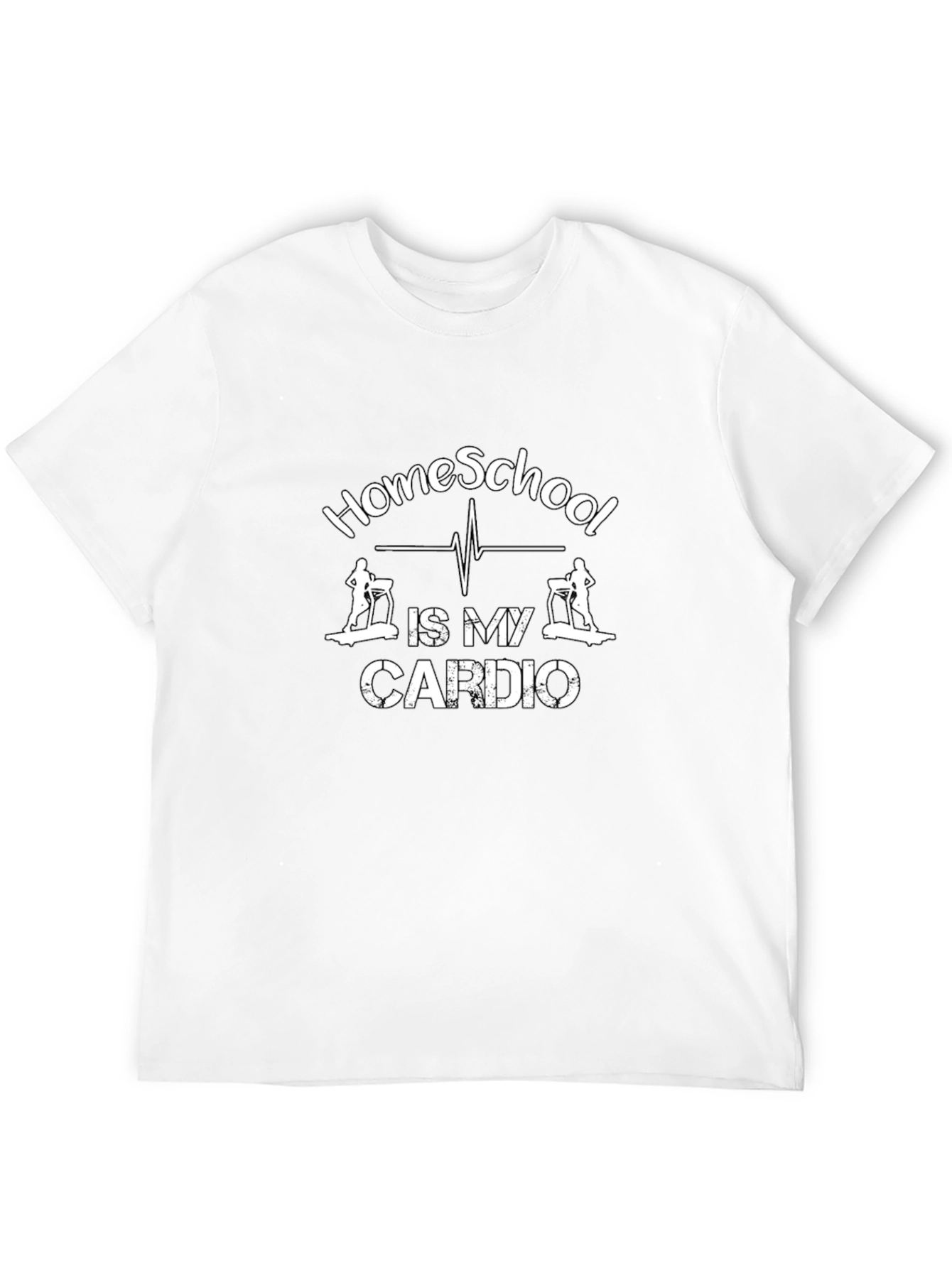 Homeschool Cardio T-Shirt - Funny Workout Tee