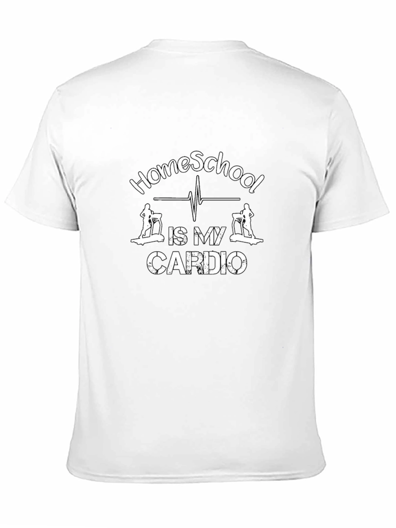 Homeschool Cardio T-Shirt - Funny Workout Tee