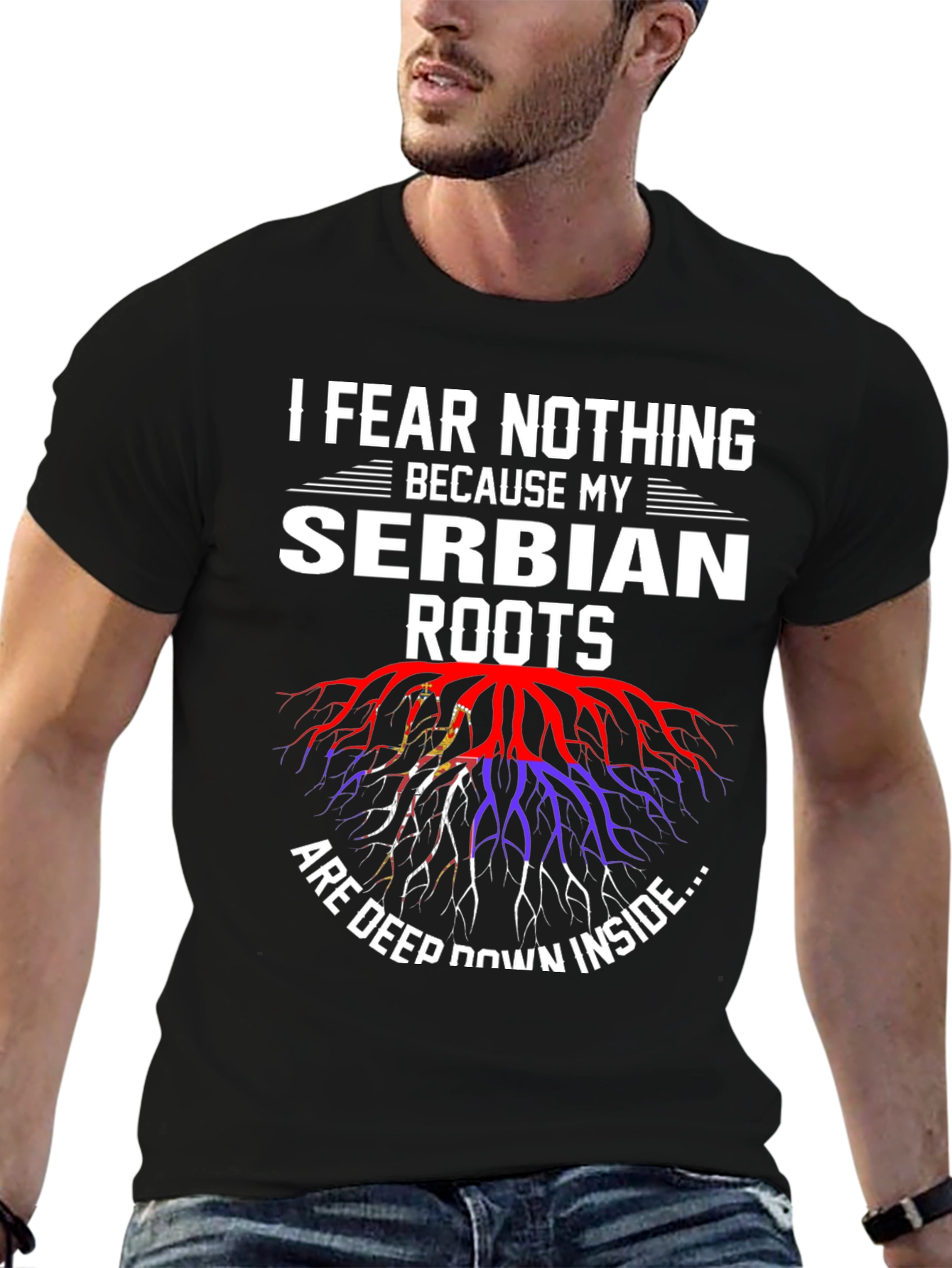 Serbian Roots Graphic Tee - I Fear Nothing