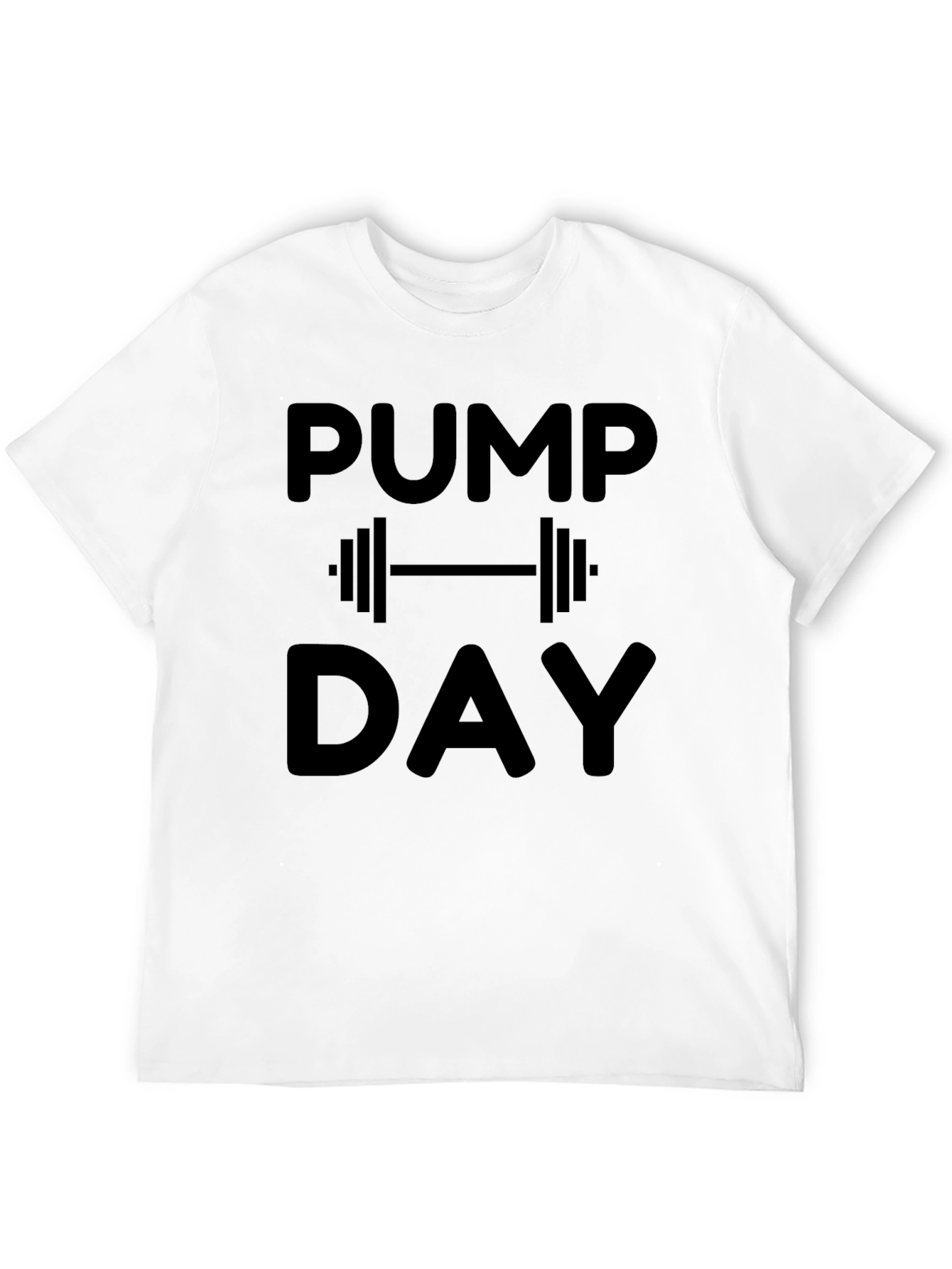 Pump Day Black Graphic T-Shirt