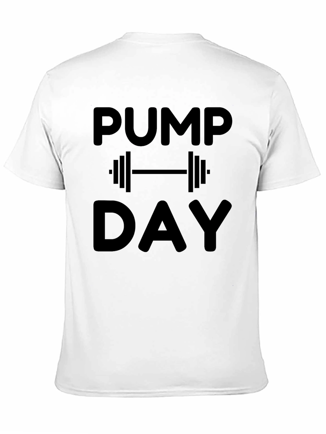 Pump Day Black Graphic T-Shirt
