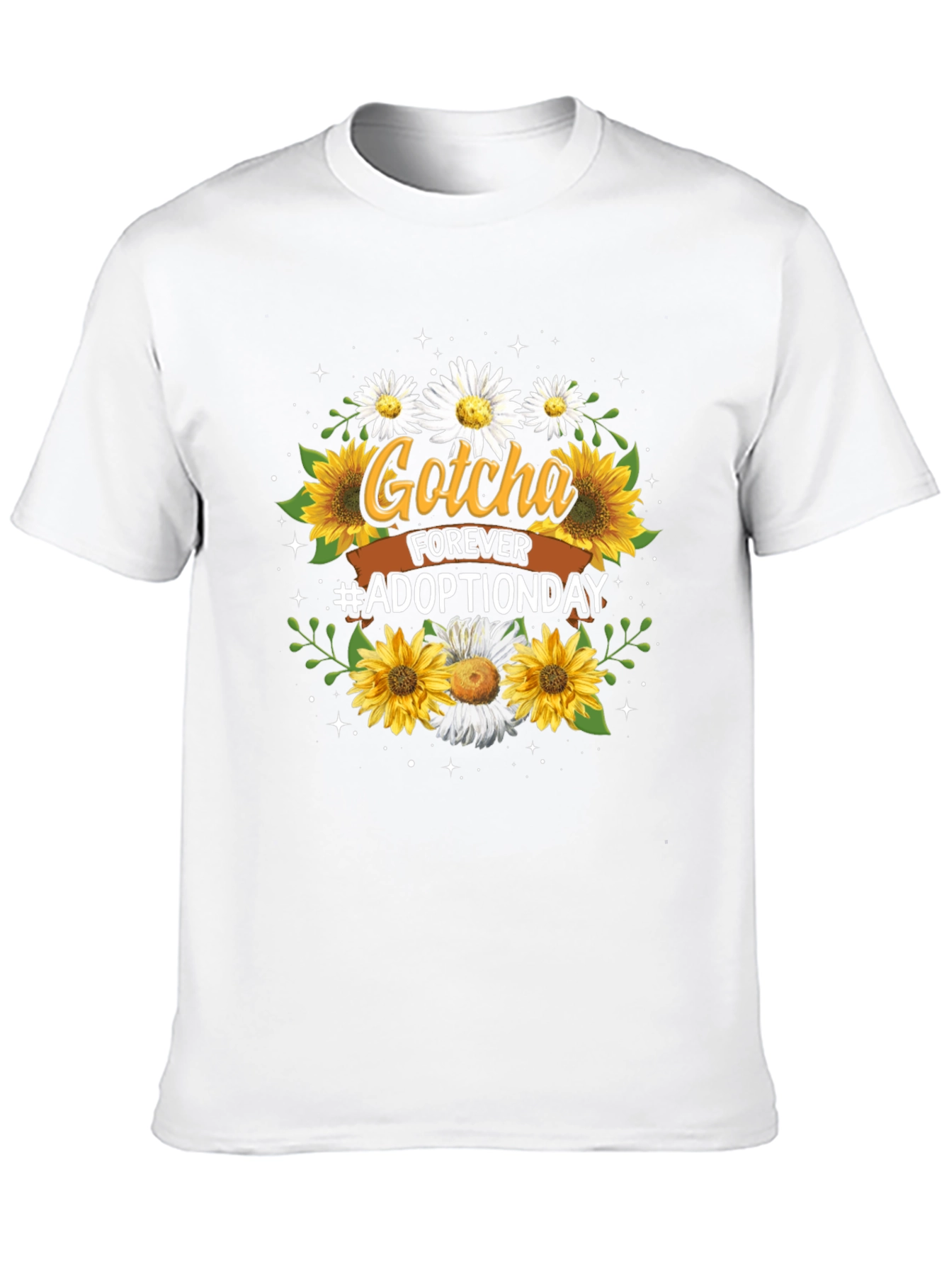 Gotcha Forever Adoption Day Sunflower T-Shirt