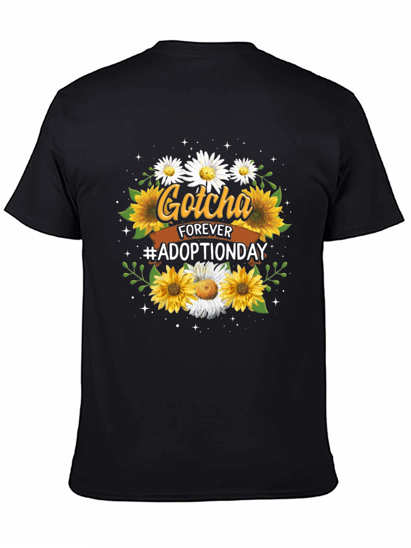 Gotcha Forever Adoption Day Sunflower T-Shirt