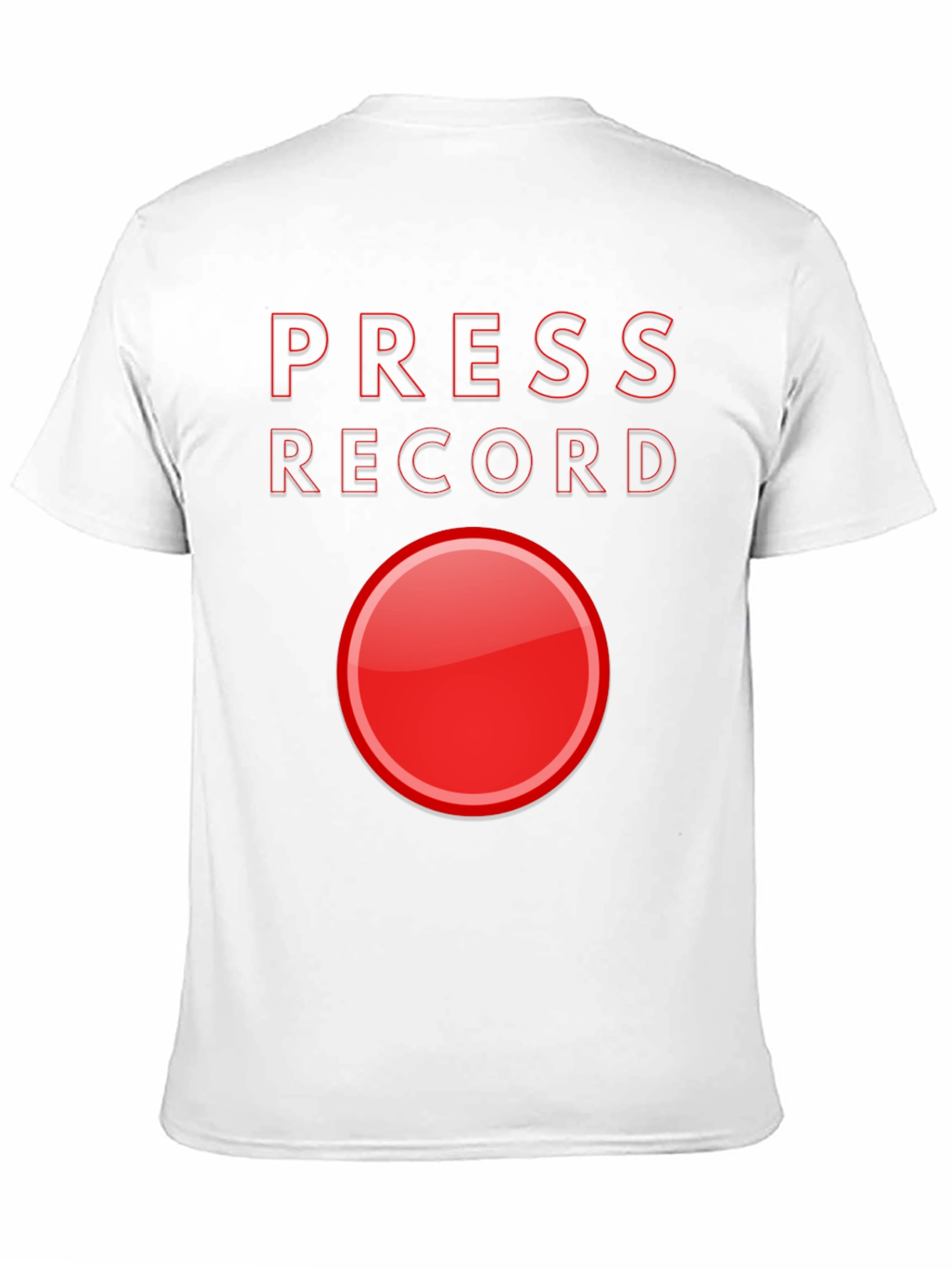 Press Record Black T-Shirt