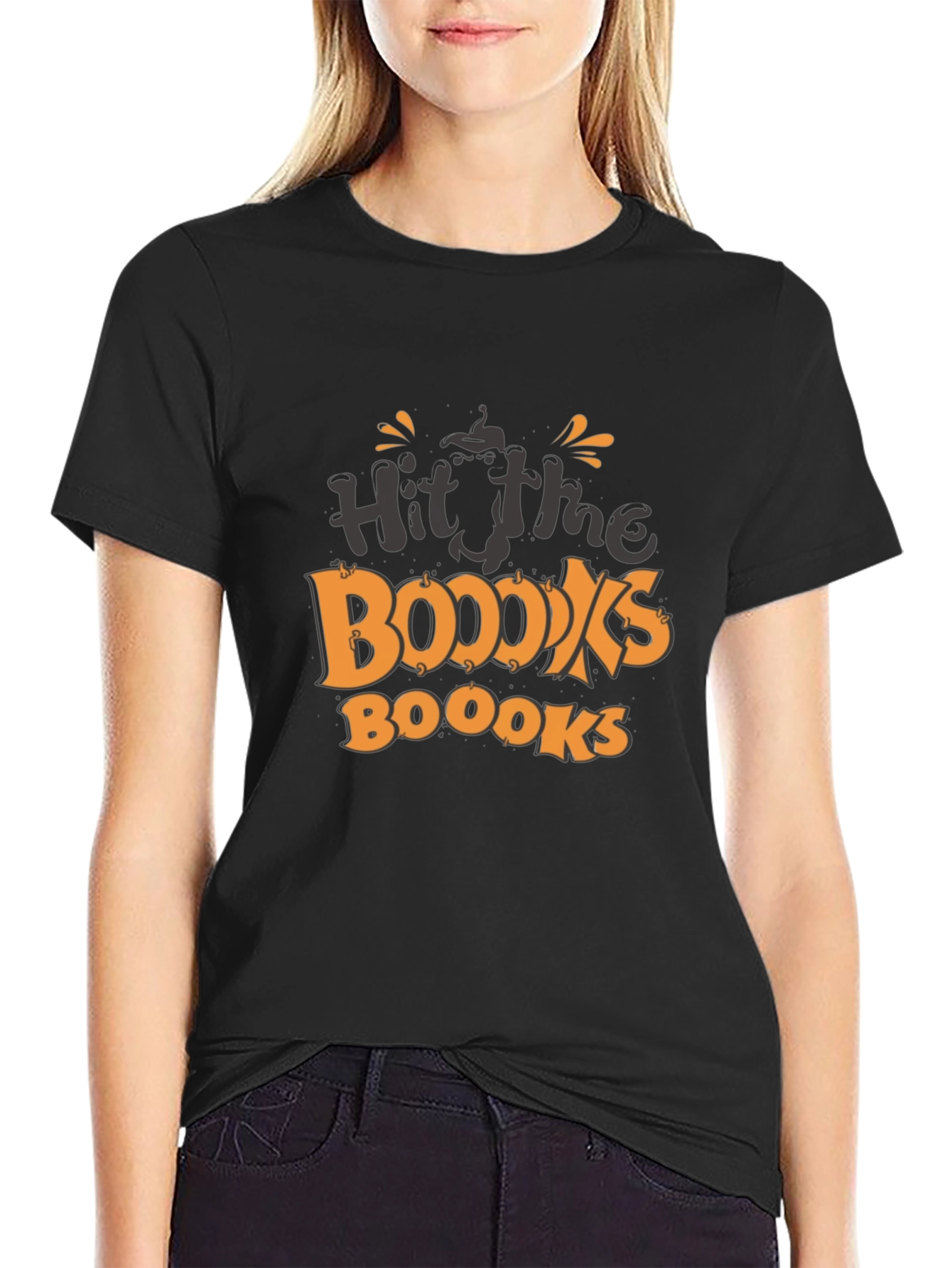 Hit the Boooks Halloween T-Shirt