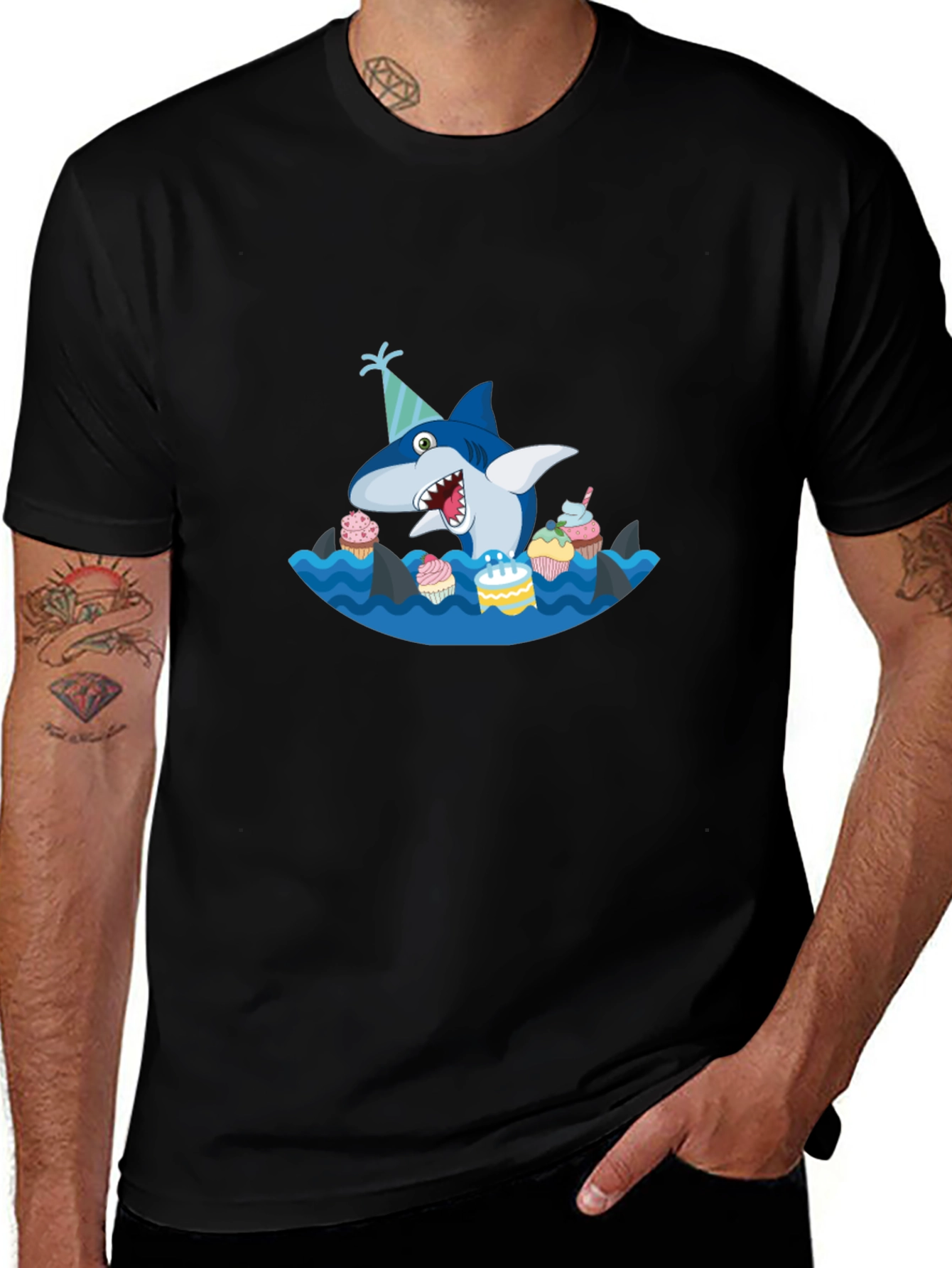Shark Birthday T-Shirt - Cute Party Tee