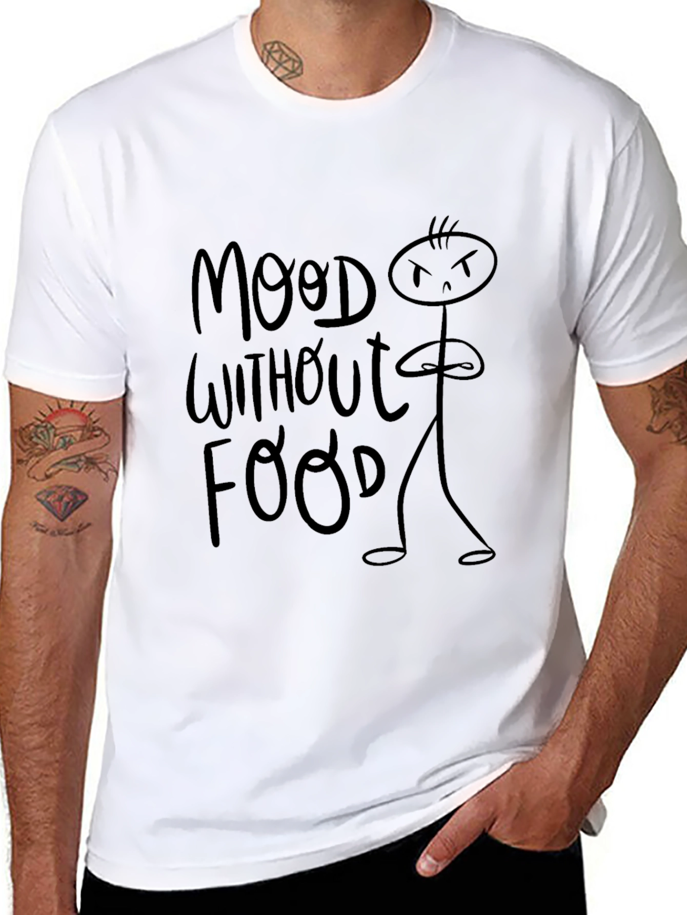 Mood Without Food Graphic T-Shirt
