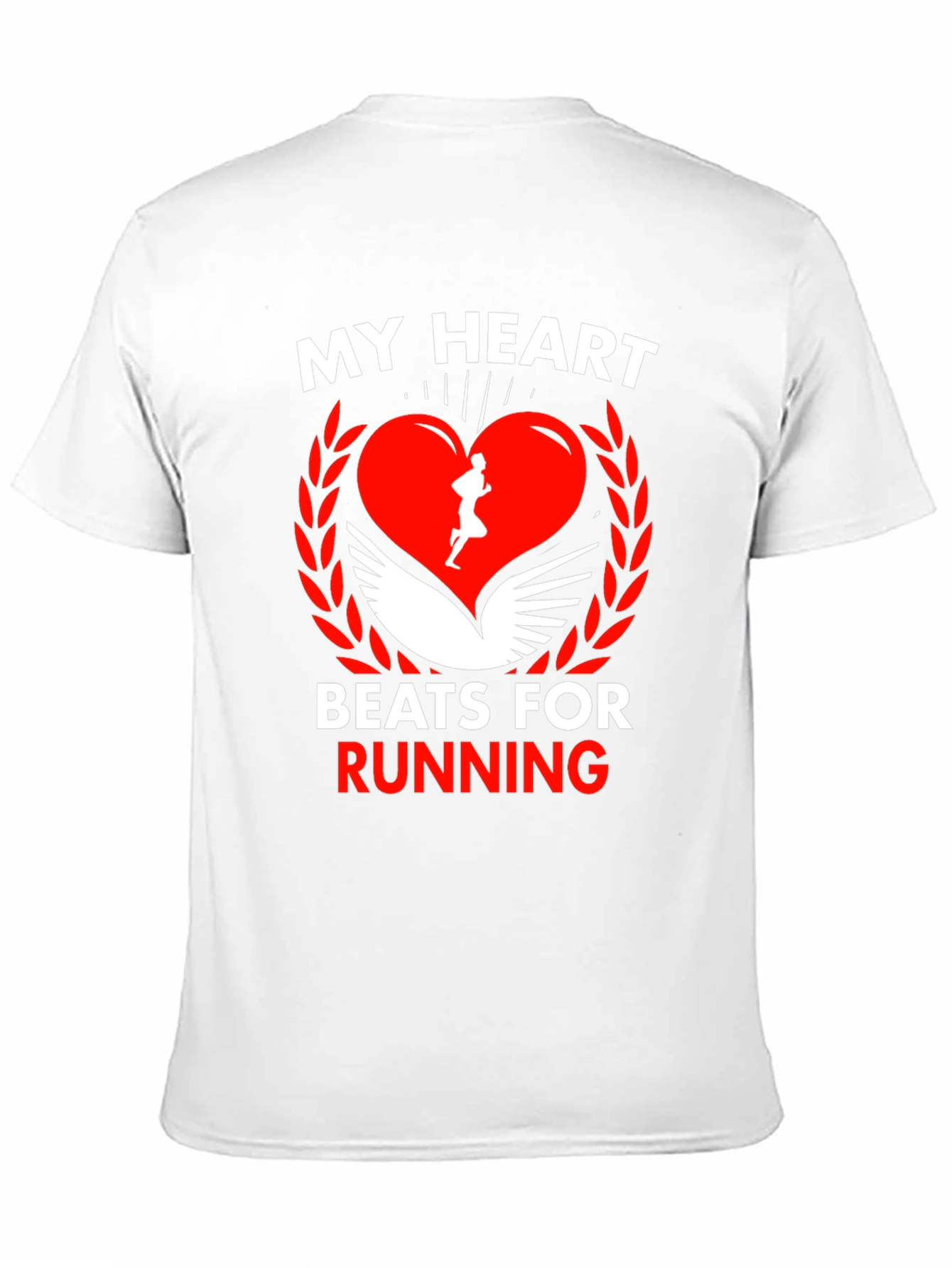 My Heart Beats for Running Graphic Tee
