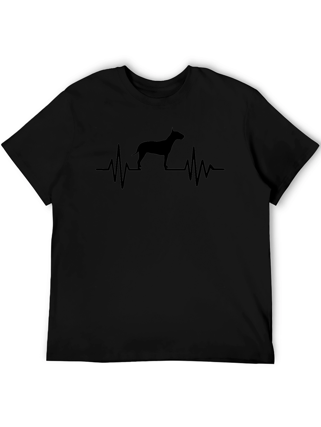 Bull Terrier Heartbeat T-Shirt - Dog Lover Tee