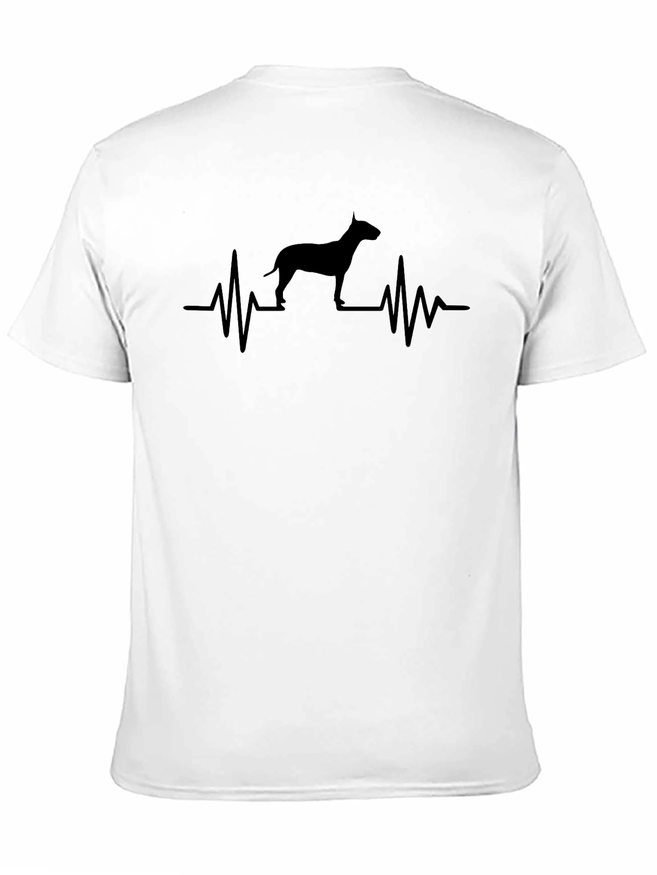 Bull Terrier Heartbeat T-Shirt - Dog Lover Tee