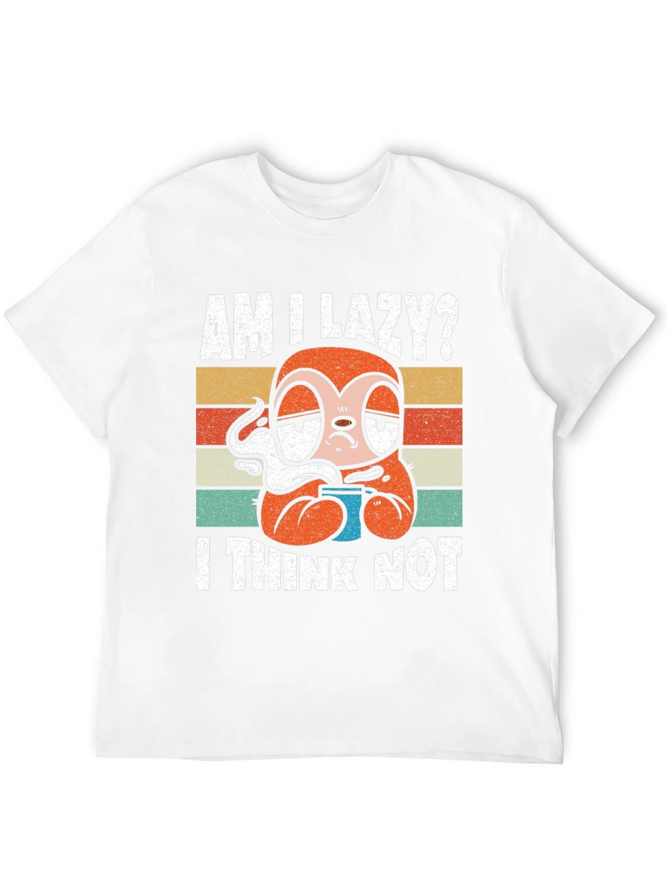 Am I Lazy? Sloth Graphic T-Shirt