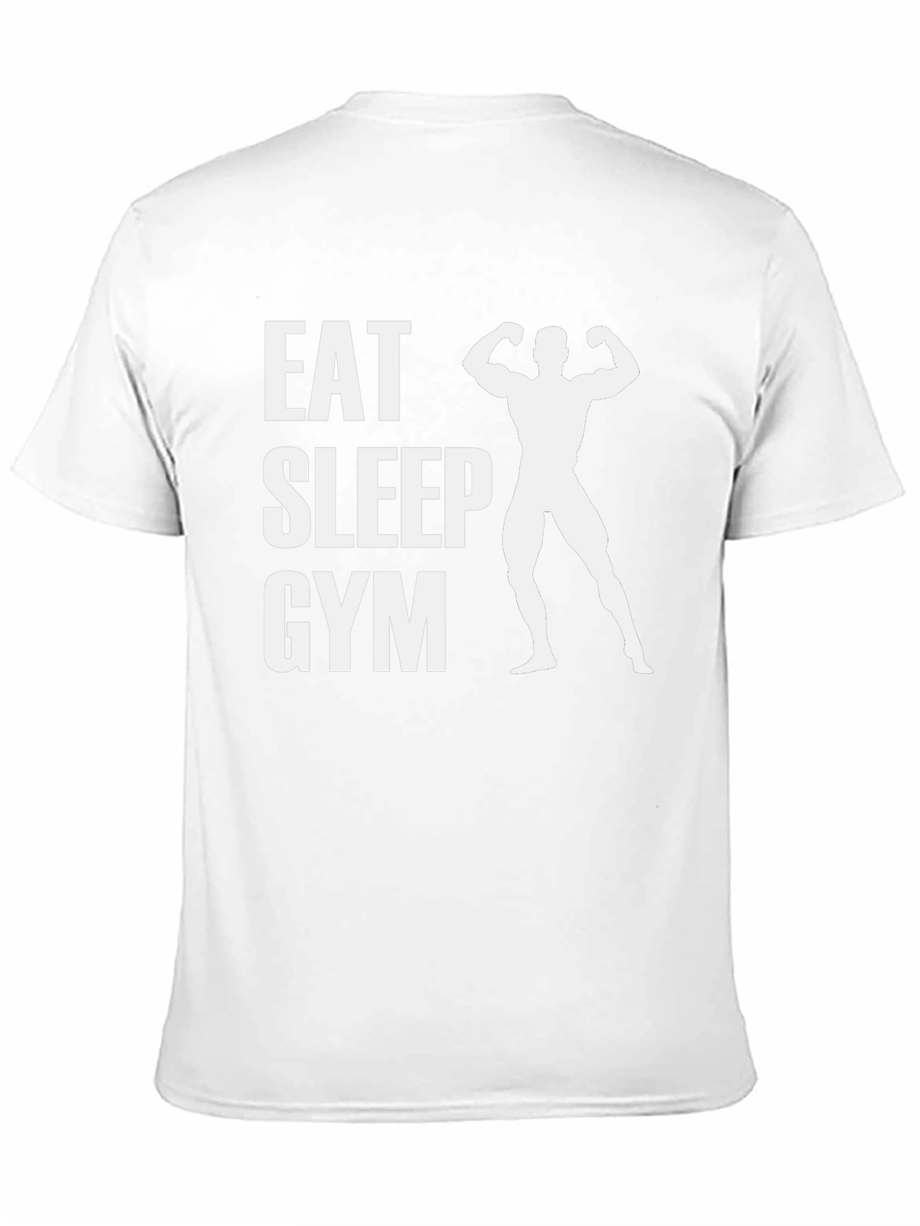 Eat Sleep Gym Black T-Shirt - Fitness Apparel