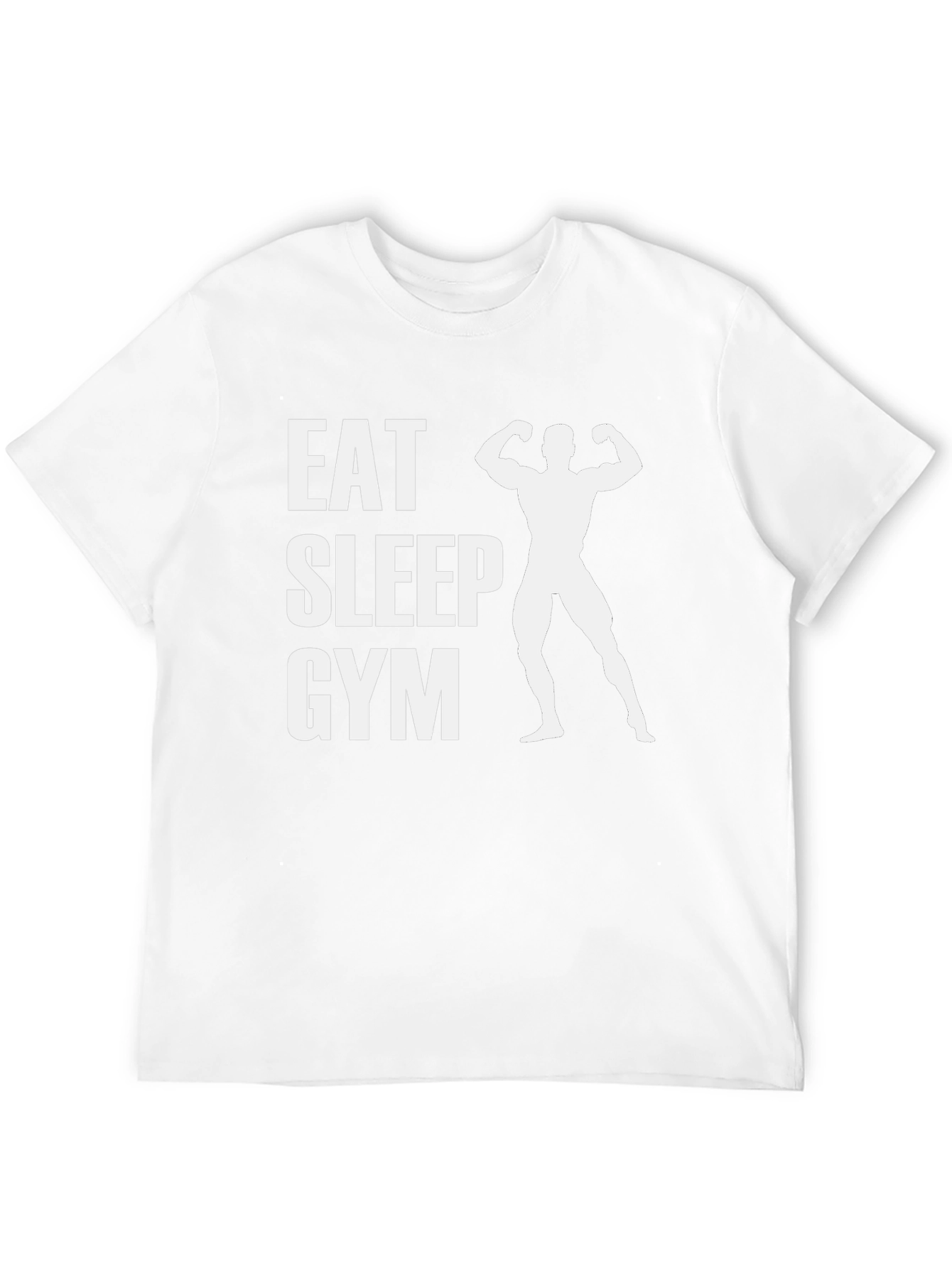 Eat Sleep Gym Black T-Shirt - Fitness Apparel