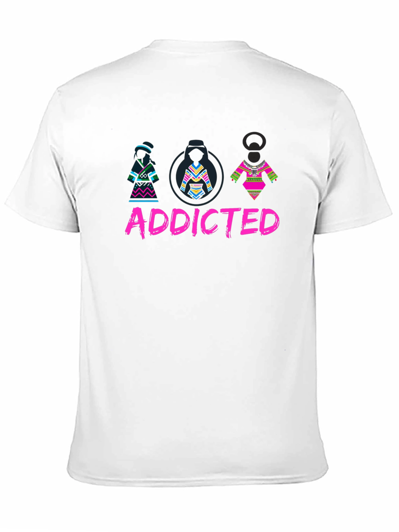 Addicted Native Style Black T-Shirt